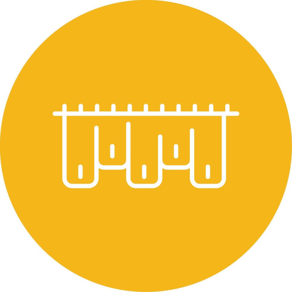 intestinal epitelio capa multi color circulo vector