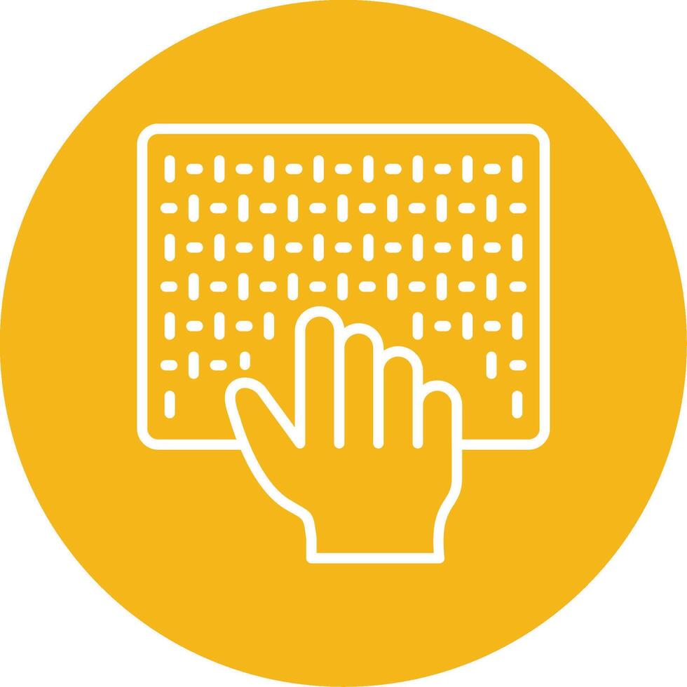 Surface Texture Feel Symbol Multi Color Circle vector