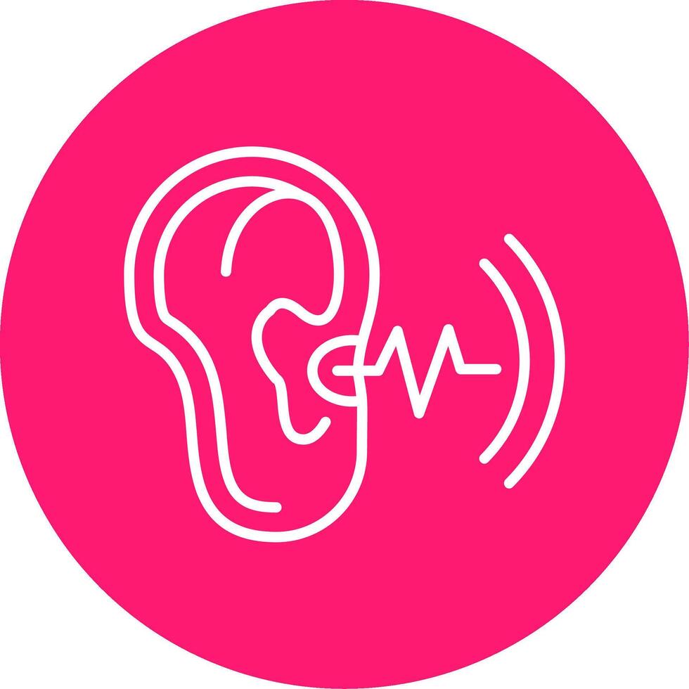 auditivo Procesando sistema multi color circulo vector