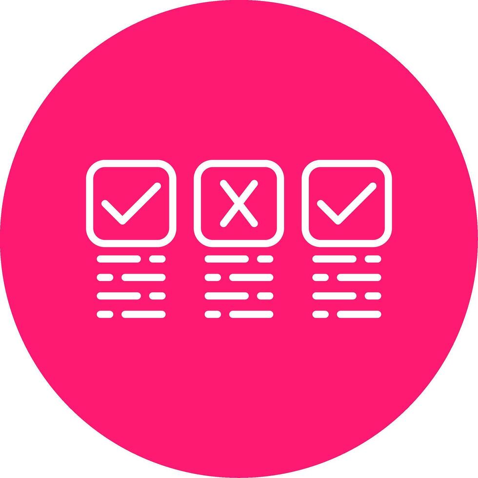 Quality Assurance Testing Multi Color Circle vector