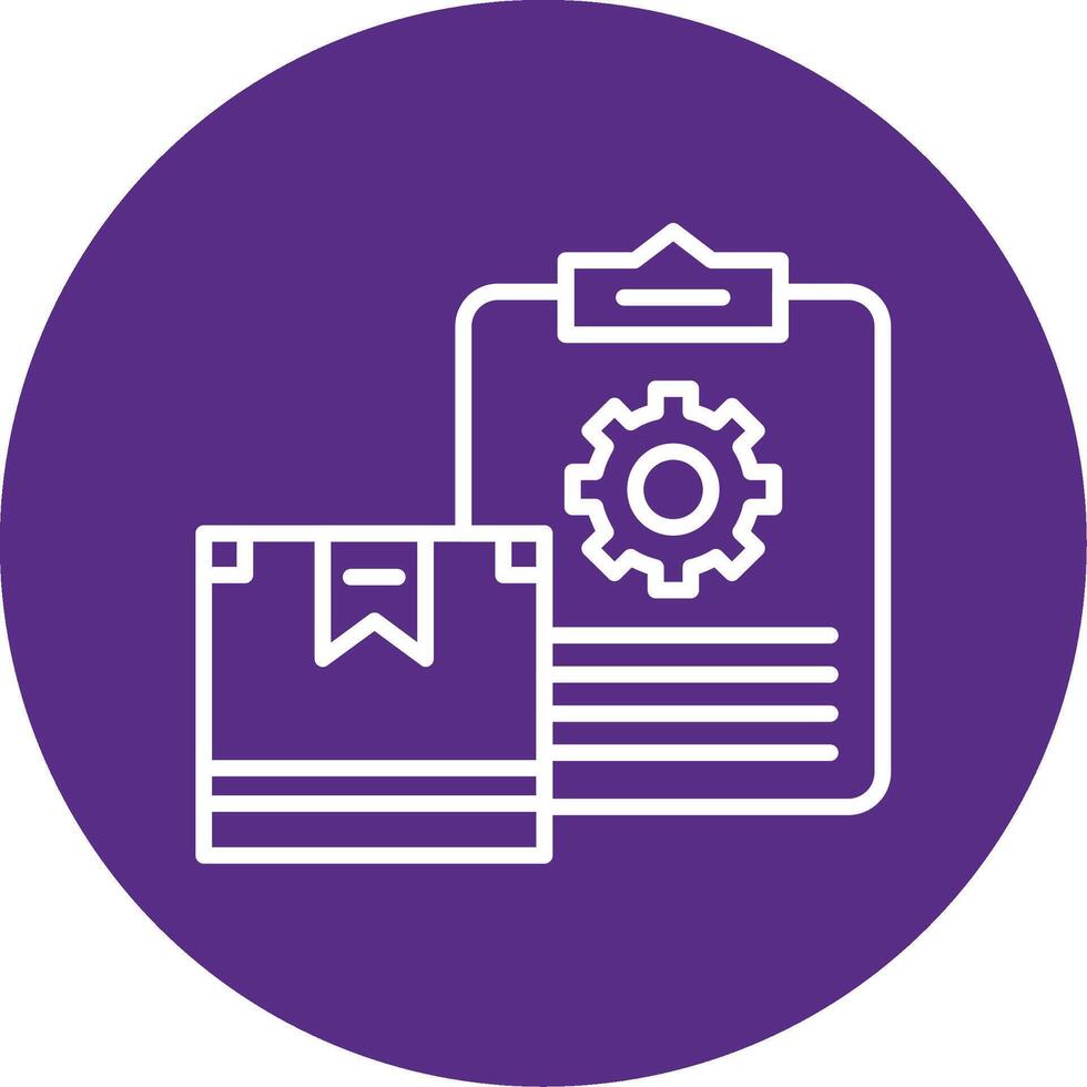 Digital Inventory Management System Multi Color Circle vector