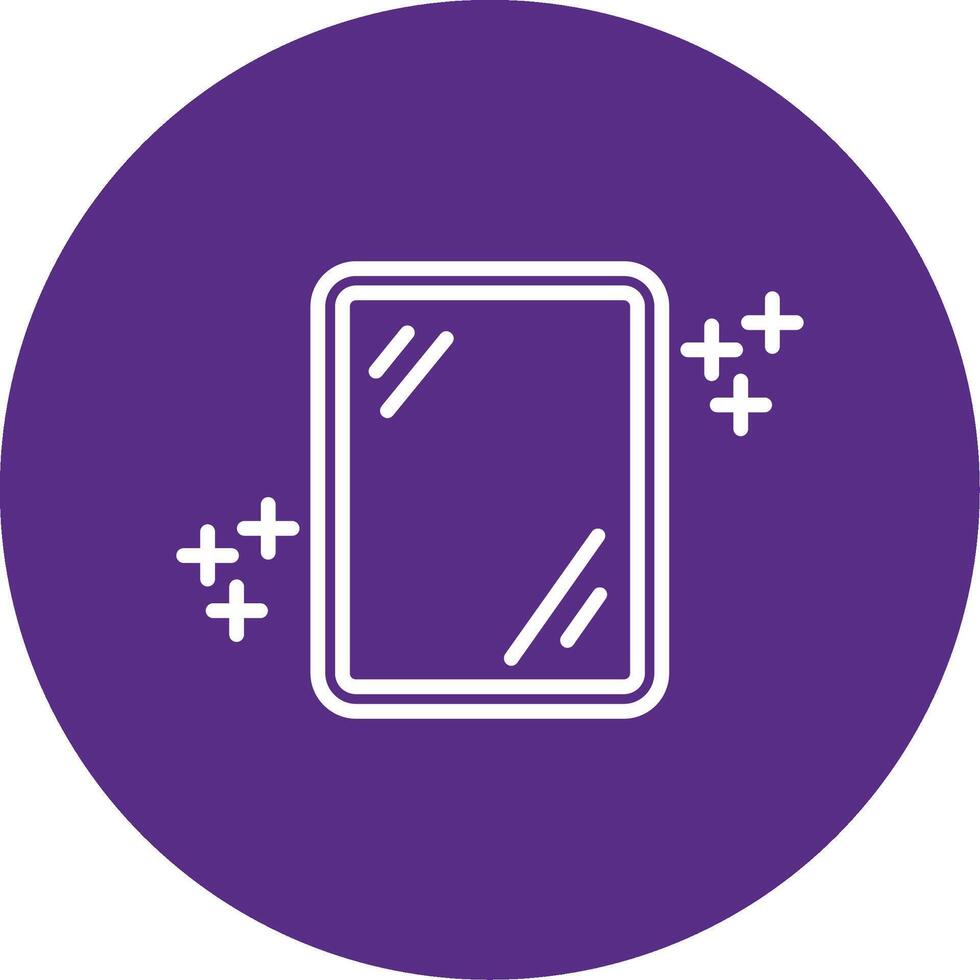 Reflection in Mirror Multi Color Circle vector