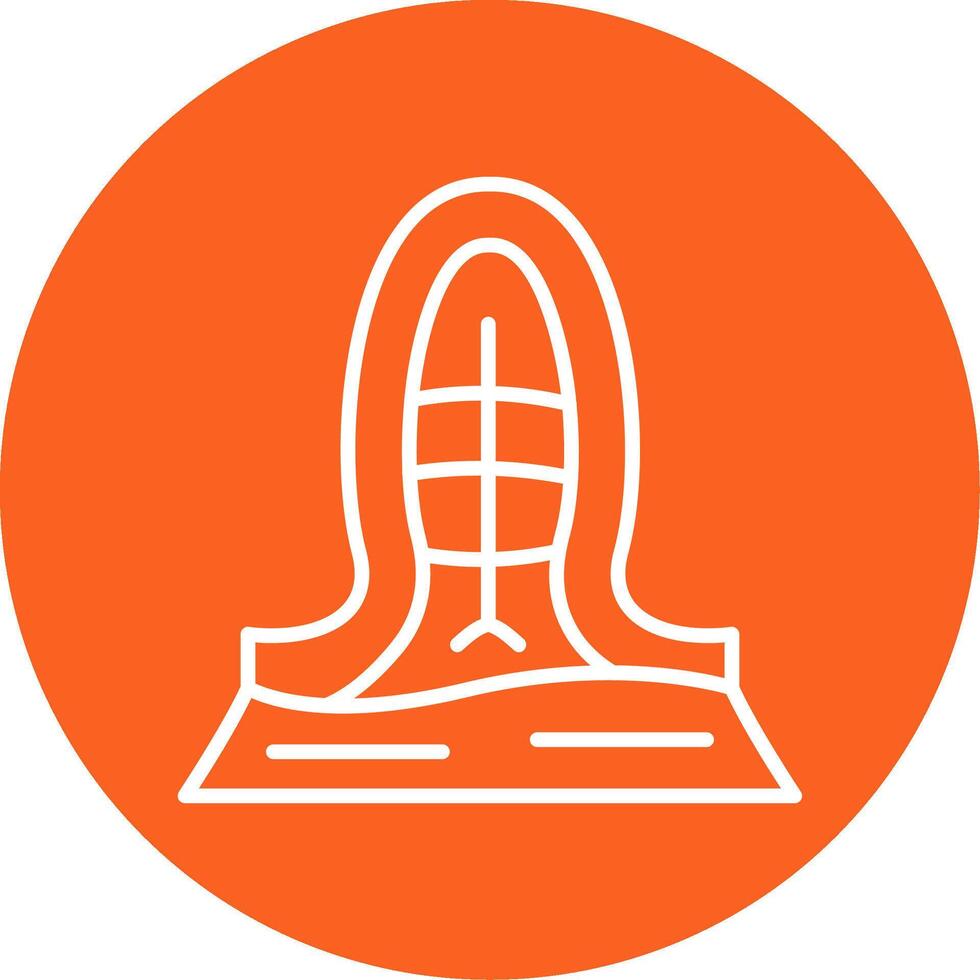 Intestinal Villus Structure Multi Color Circle vector