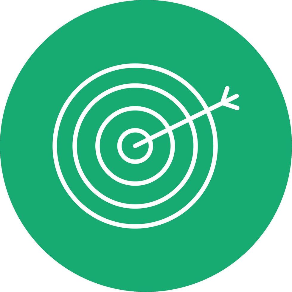 Target Shooting Game Multi Color Circle vector