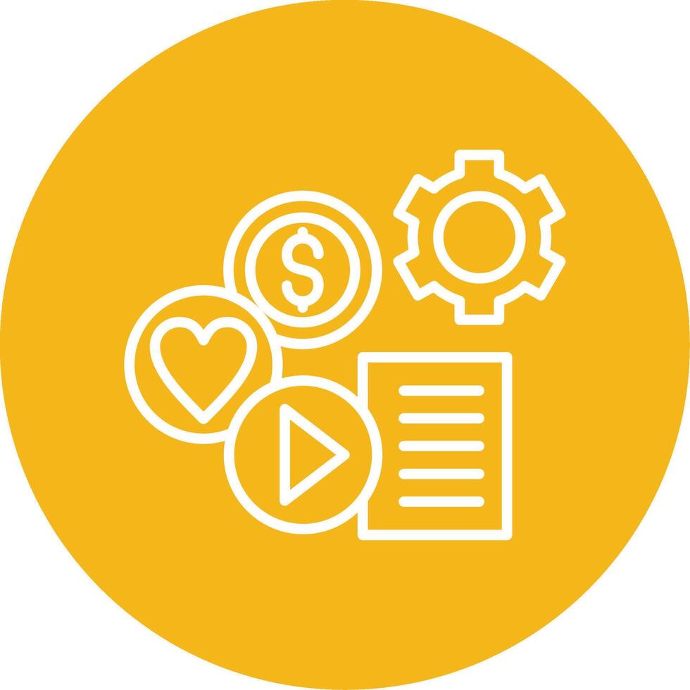 empresa base de datos sistema multi color circulo vector