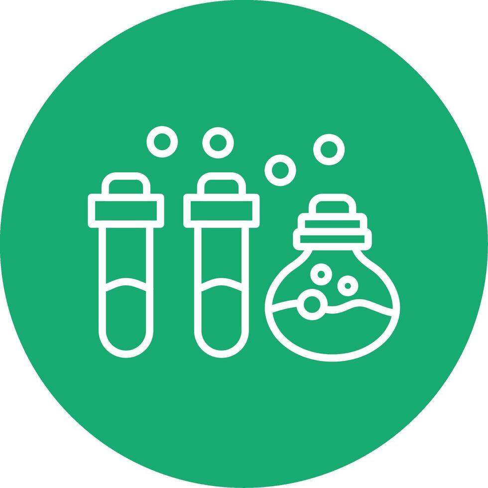 Controlled Science Experiment Multi Color Circle vector