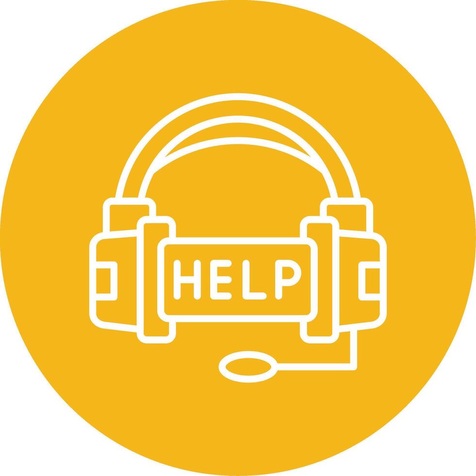 asistencia ayuda solicitud multi color circulo vector