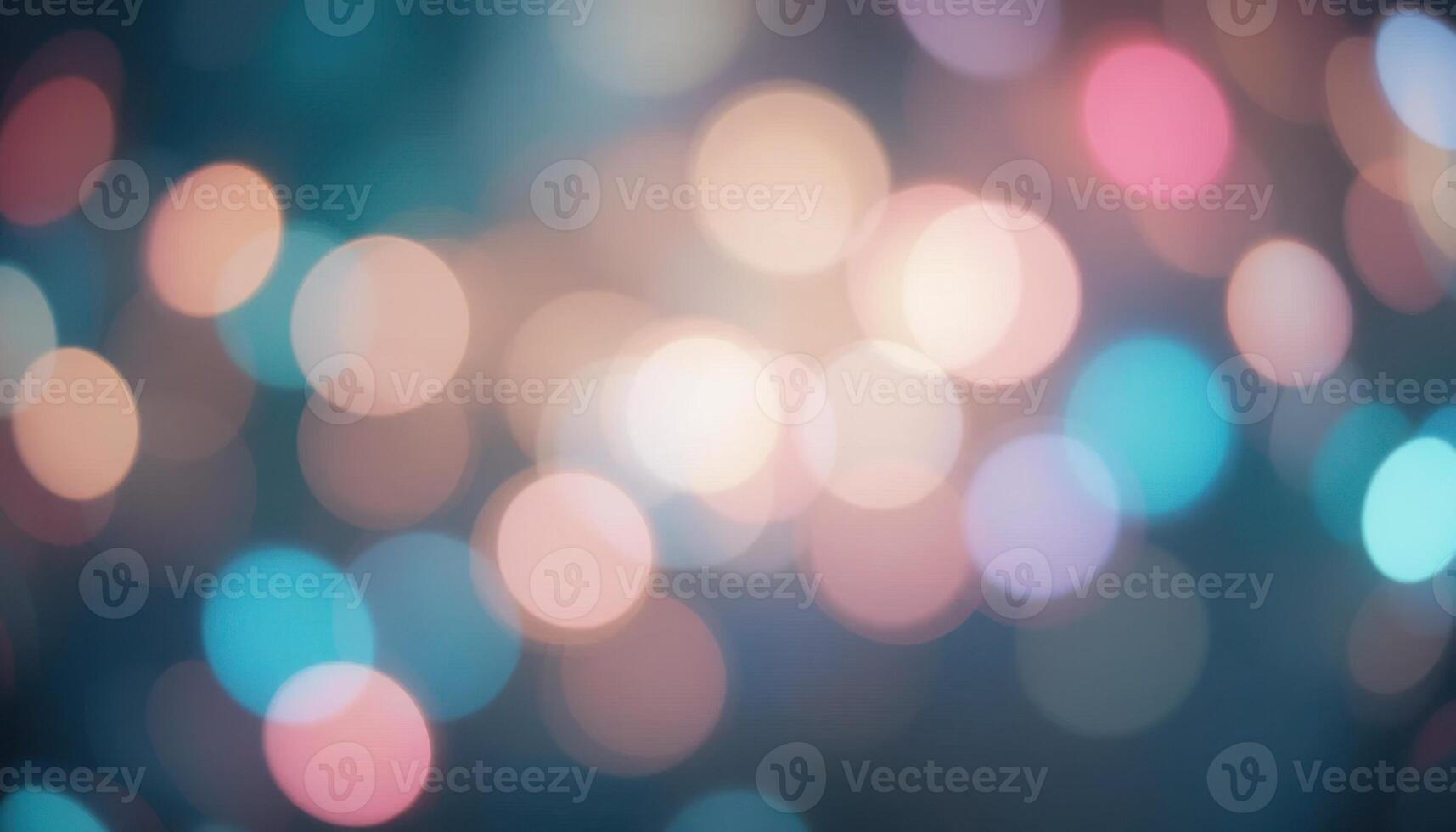 Colorful Bokeh Lights Create a Vibrant and Dreamy Atmosphere at an Evening Event photo