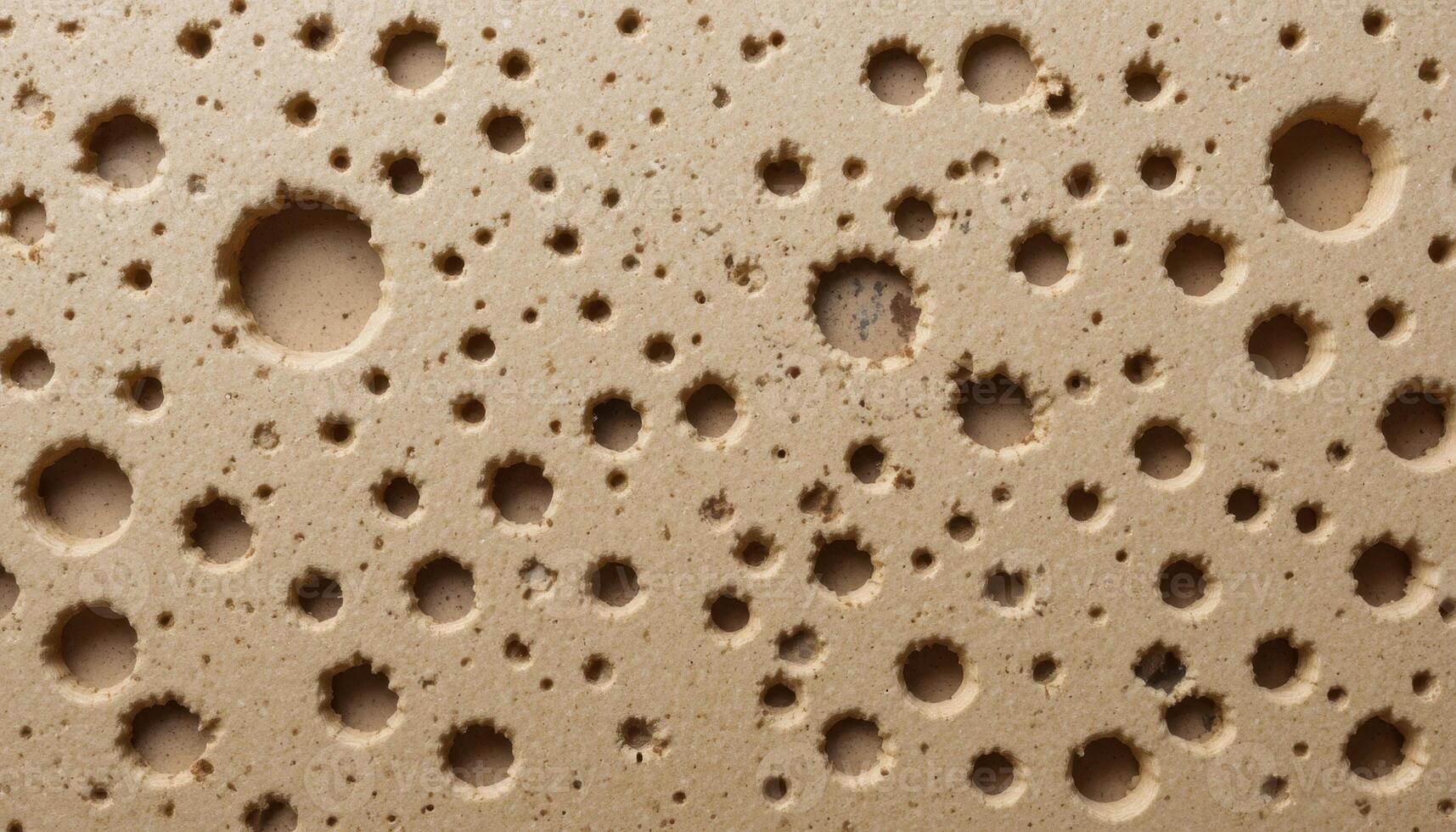 Detailed View of Textured Surface With Various Holes and Patterns During Daylight photo