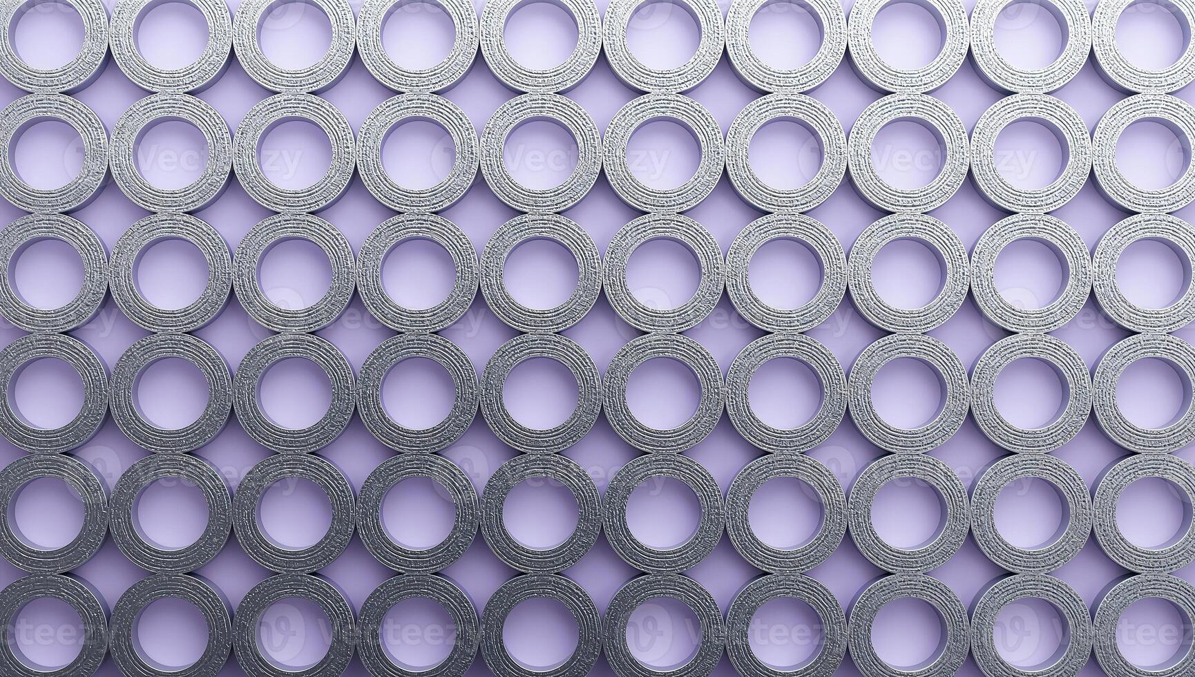 Intricate Patterns of Circular Shapes on a Subtle Background photo