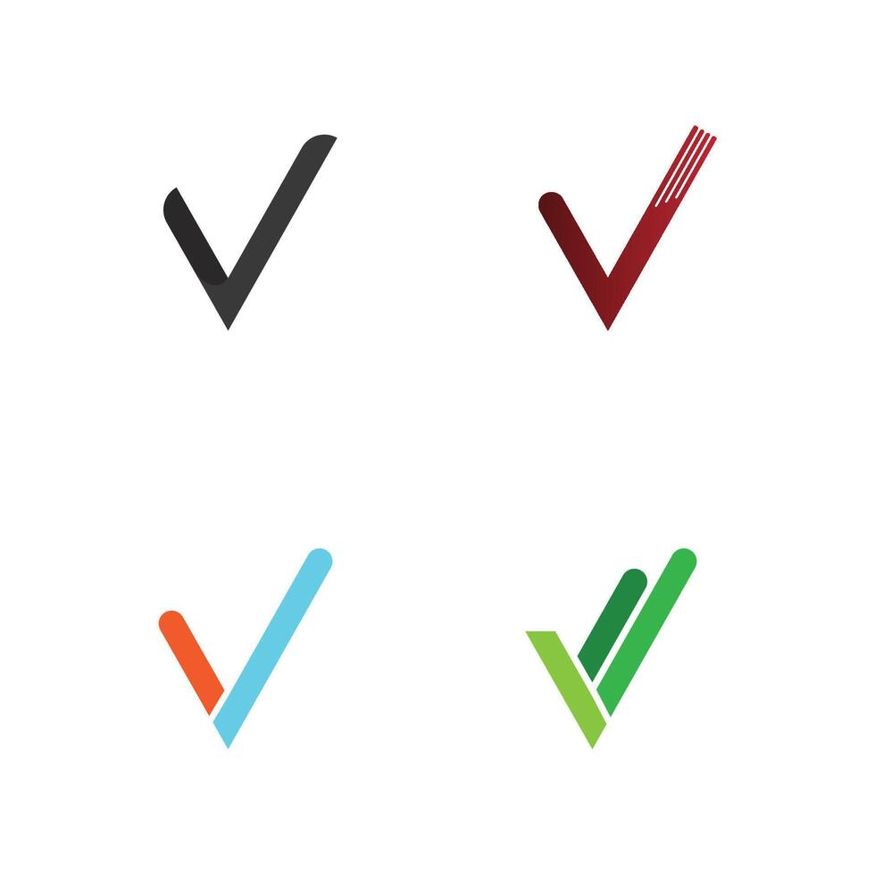 Dynamic Tick Symbol Logo with Motion Effect for Achievement and Growth Concepts vector