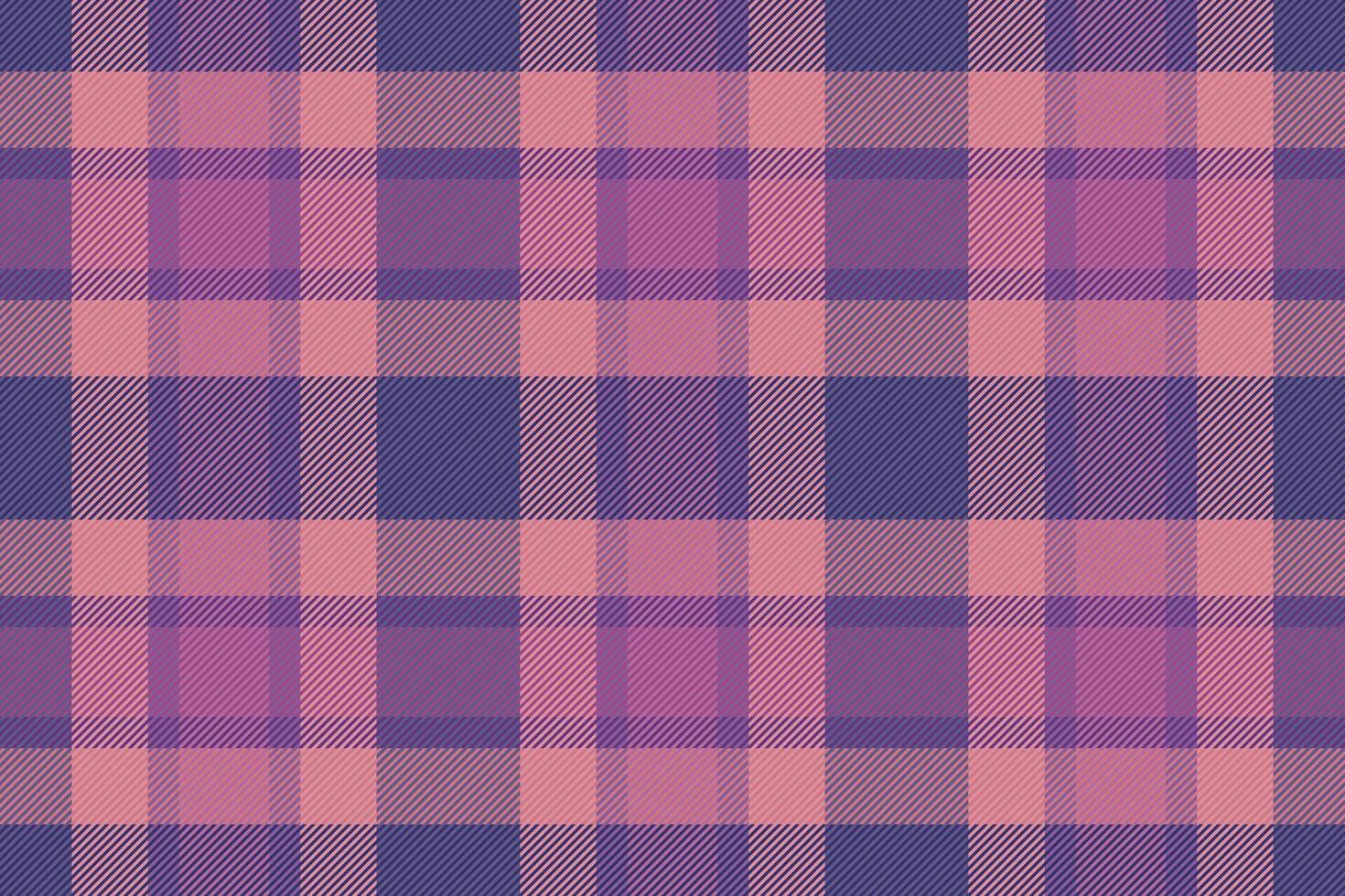 Front pattern tartan seamless, occupation textile texture. Herringbone background plaid check fabric in red and indigo colors. vector