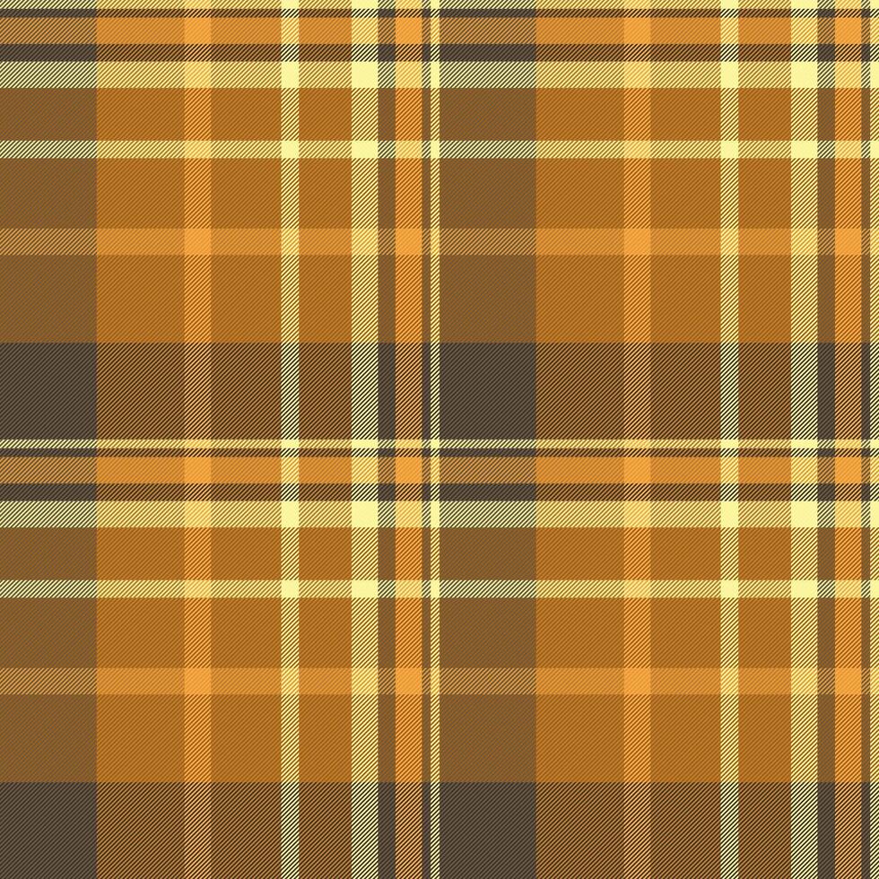 Seamless plaid pattern with warm earth tones. Classic design perfect for backgrounds, textiles, apparel, and digital applications. Timeless versatile. vector
