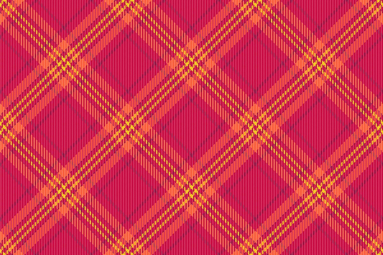 Vibrant checkered fabric texture featuring a classic pattern with a warm, modern color palette. Ideal for backgrounds, textiles, or adding a touch of cozy style to any project. vector