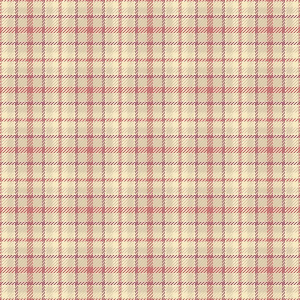 Classic plaid pattern in muted tones. Features a woven texture with intersecting lines. Perfect for backgrounds, textiles, or design elements needing a rustic, cozy feel. vector