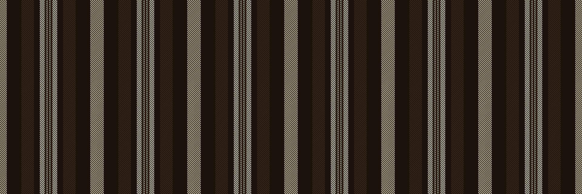 Dentle seamless fabric vertical, funky pattern lines background. Hrinting texture stripe textile in black and dark colors. vector