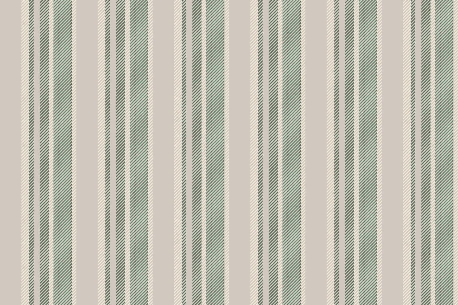 Direct seamless vertical textile, craft stripe background fabric. Front lines texture pattern in pastel grey and pastel colors. vector