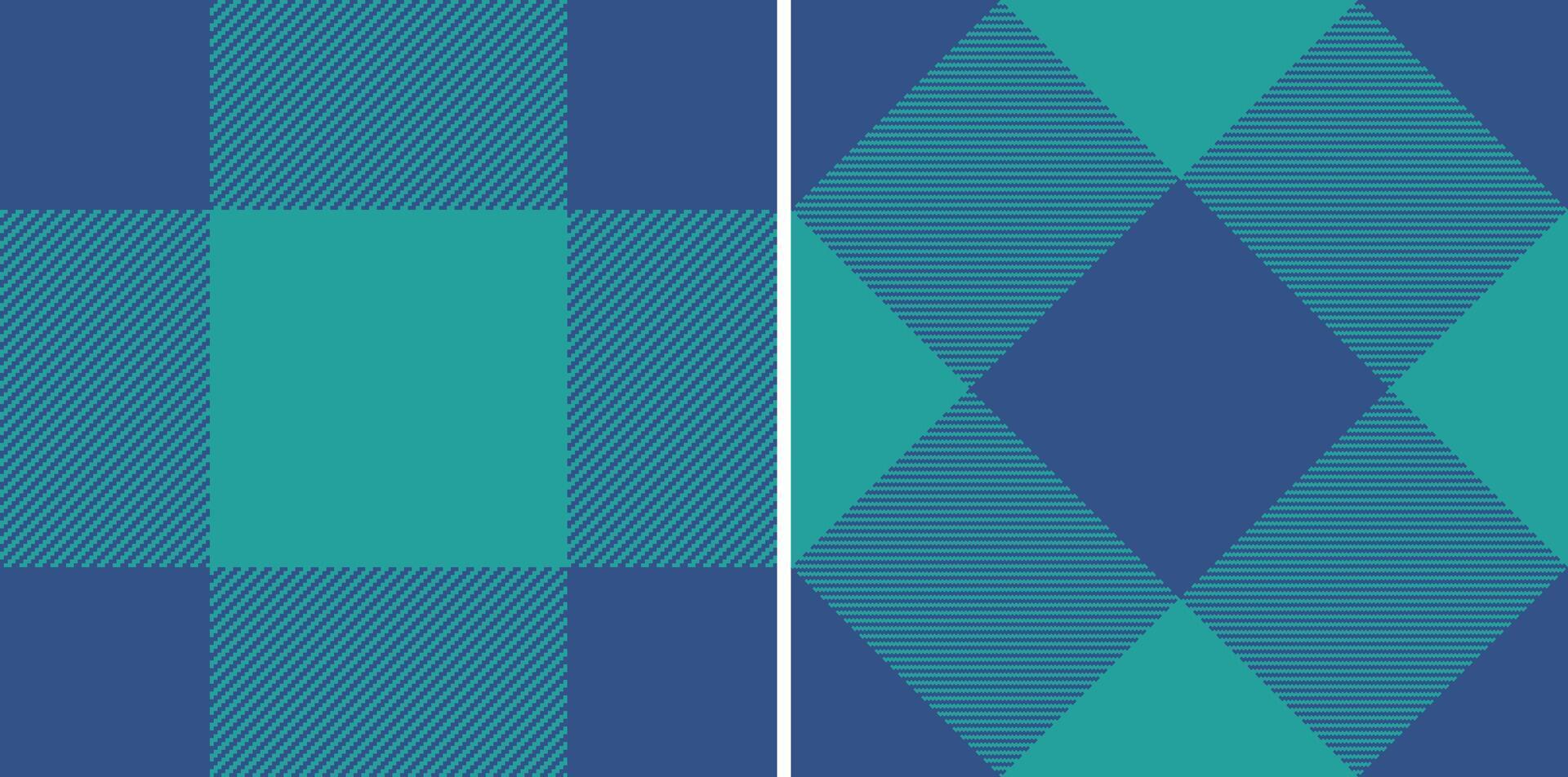 Seamless tartan textile of fabric texture pattern with a plaid background check. Set in kids colors for graphic design detailed editable swatch. vector