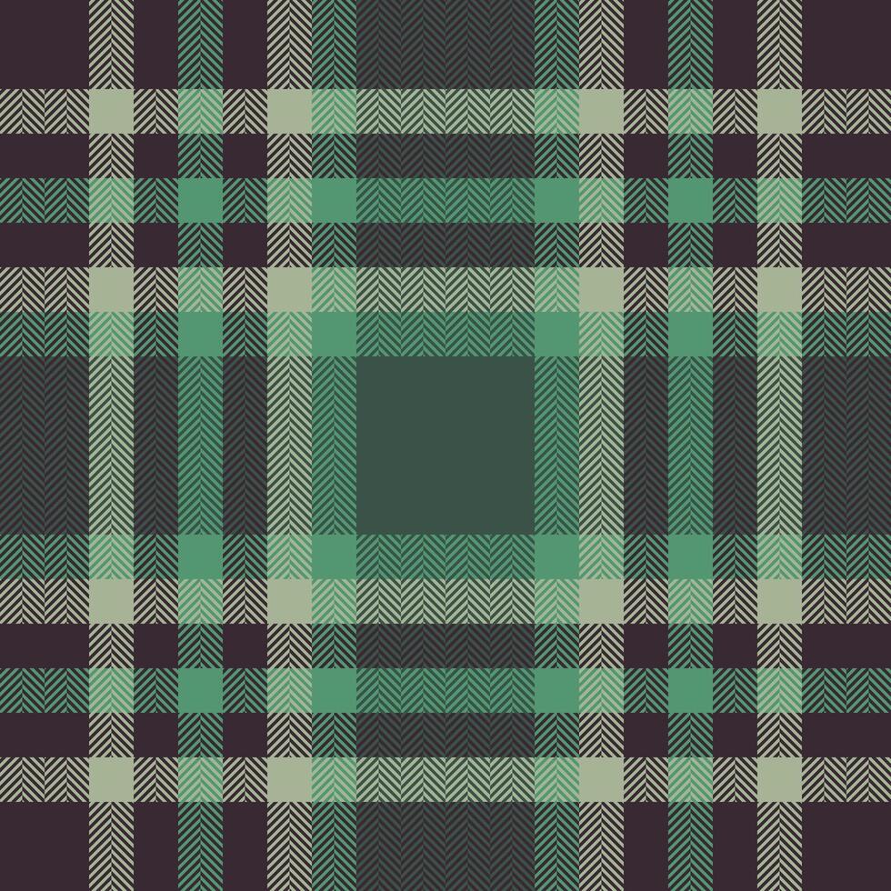Classic plaid pattern in green and grey. Timeless design perfect for textiles, backgrounds, or adding a touch of heritage to your creative projects. vector