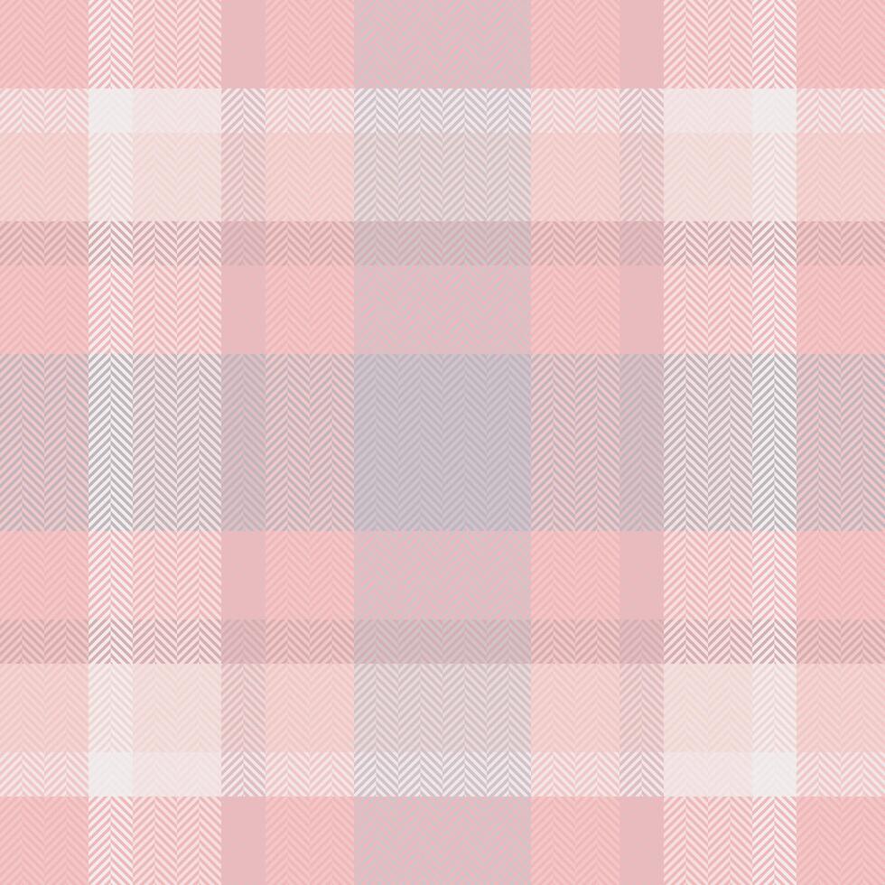 Tiny seamless background pattern, outline fabric plaid textile. Multicultural texture check tartan in light and white colors. vector