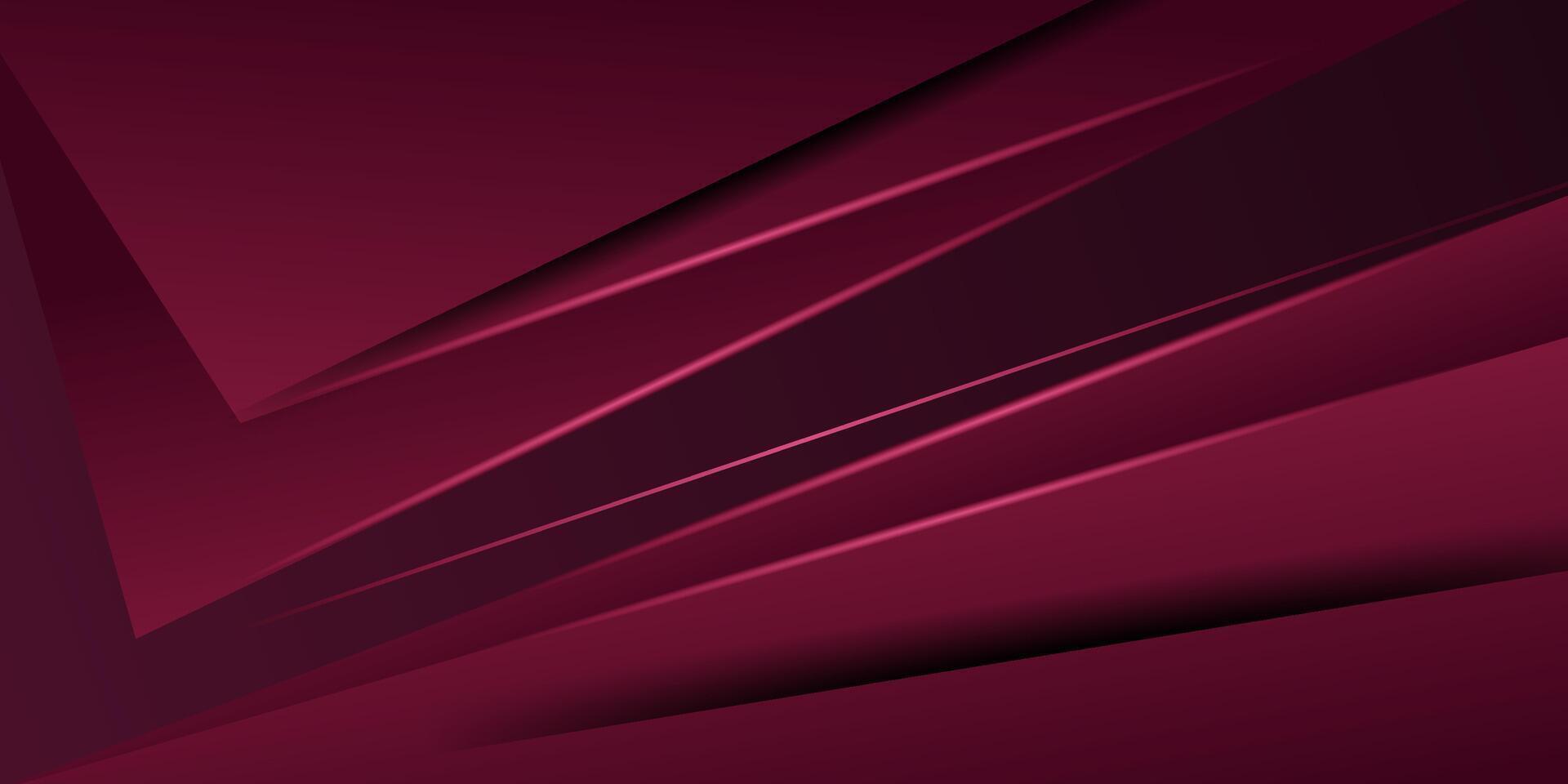 Abstract burgundy background with dynamic lines vector