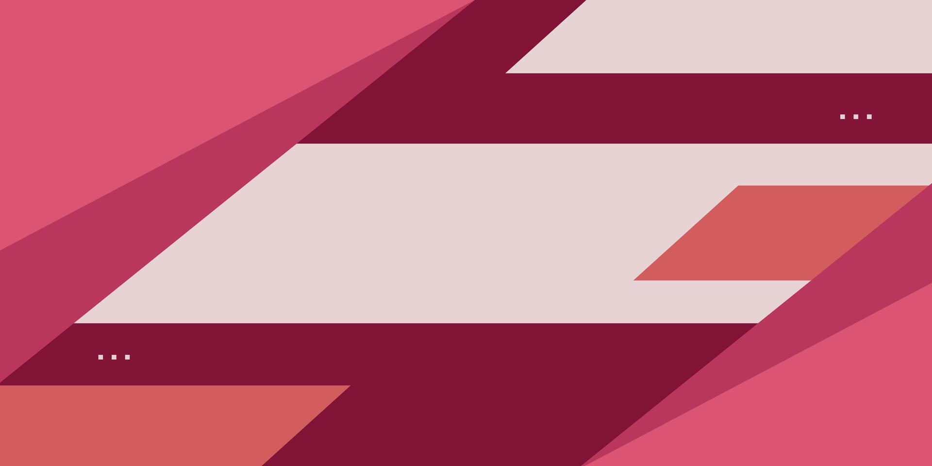 Abstract red geometric arrow banner background with overlap triangle pattern design. Simple banner element. vector