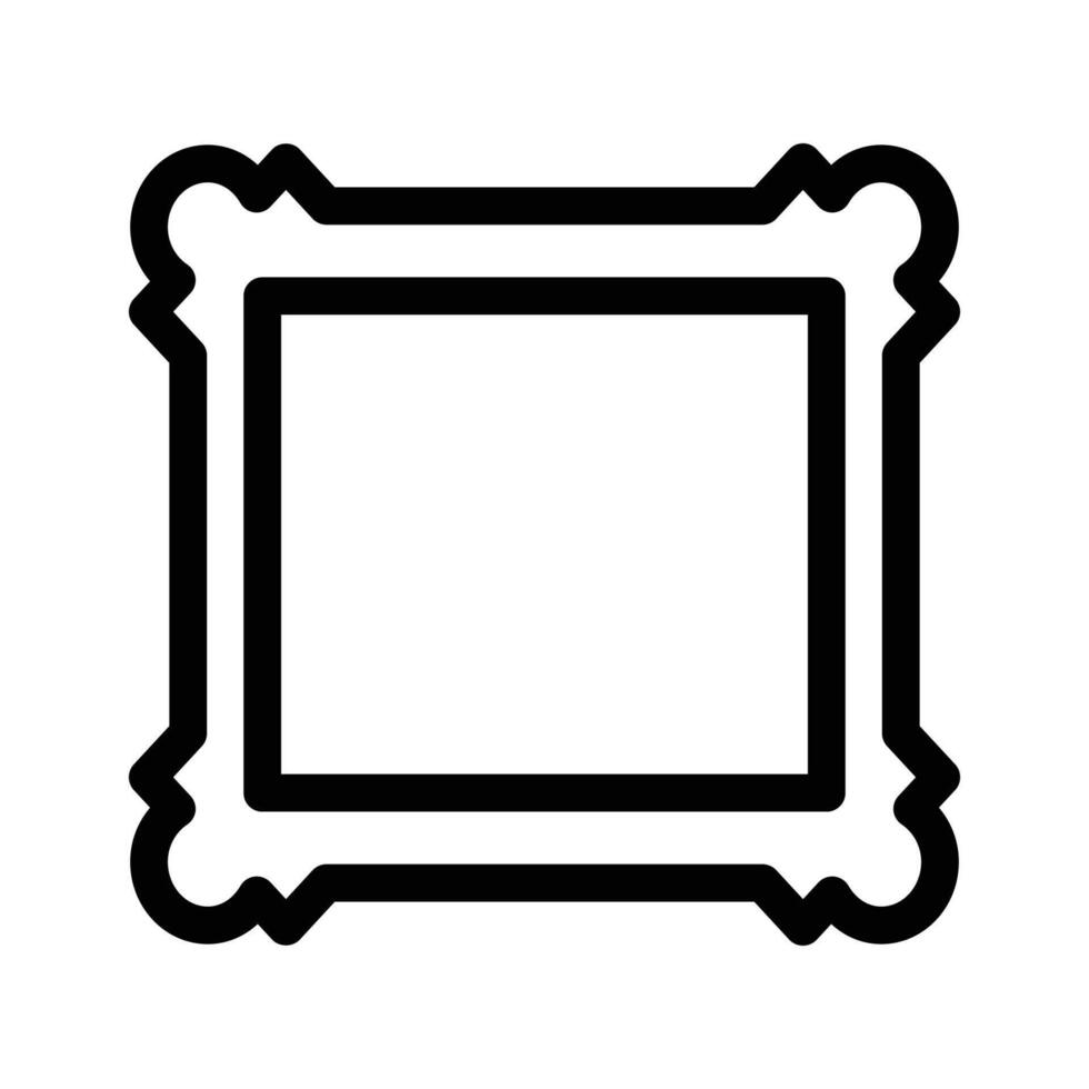 border image outline icon design good for web or mobile app vector
