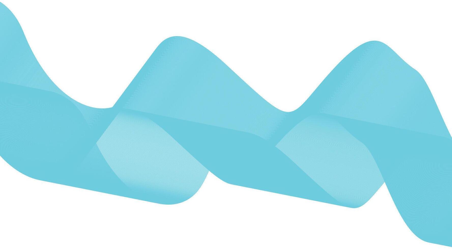 Blend Wavy Lines Cyan Curved Abstract Background Design Illustration vector