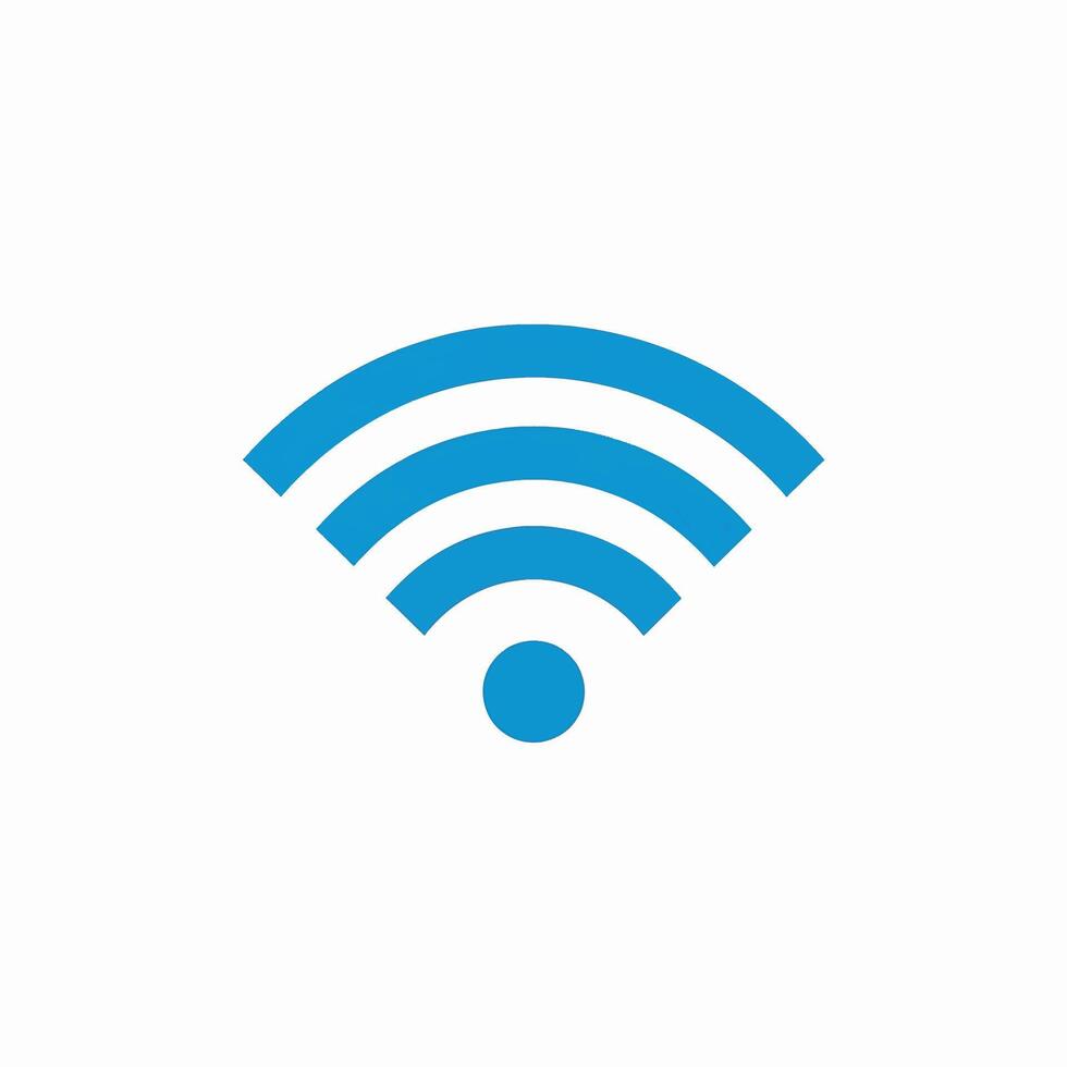 Wireless Connectivity Signal Icon Representing Seamless Network Access And Digital Communication vector