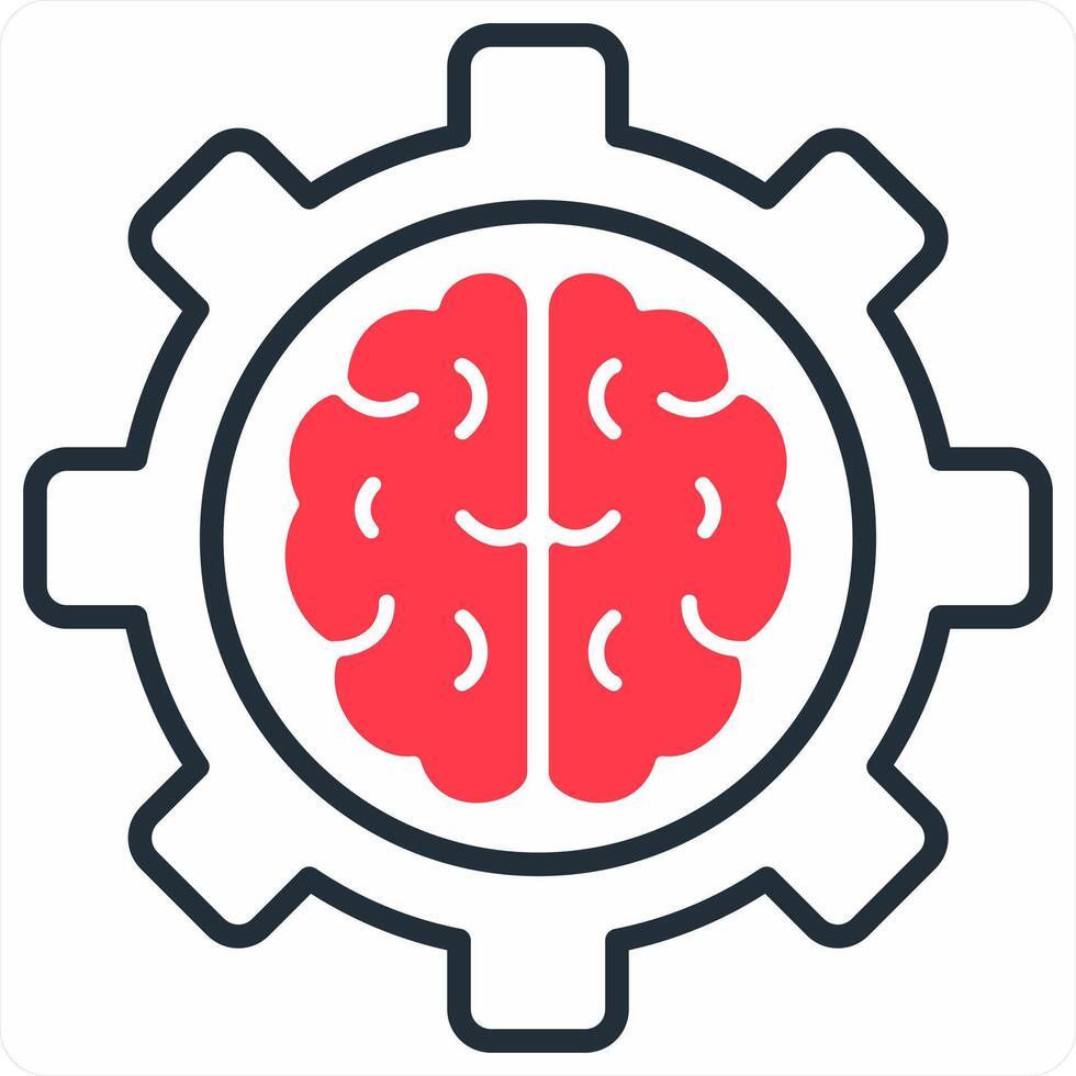 Manipulation icon concept in red color icon vector