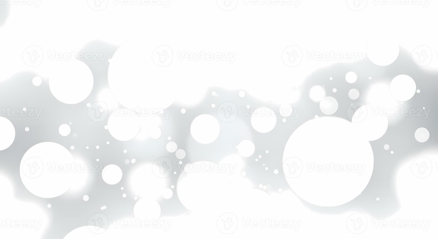 Soft White Bokeh Background with Glowing Circles and Sparkles Elegant Abstract Overlay photo