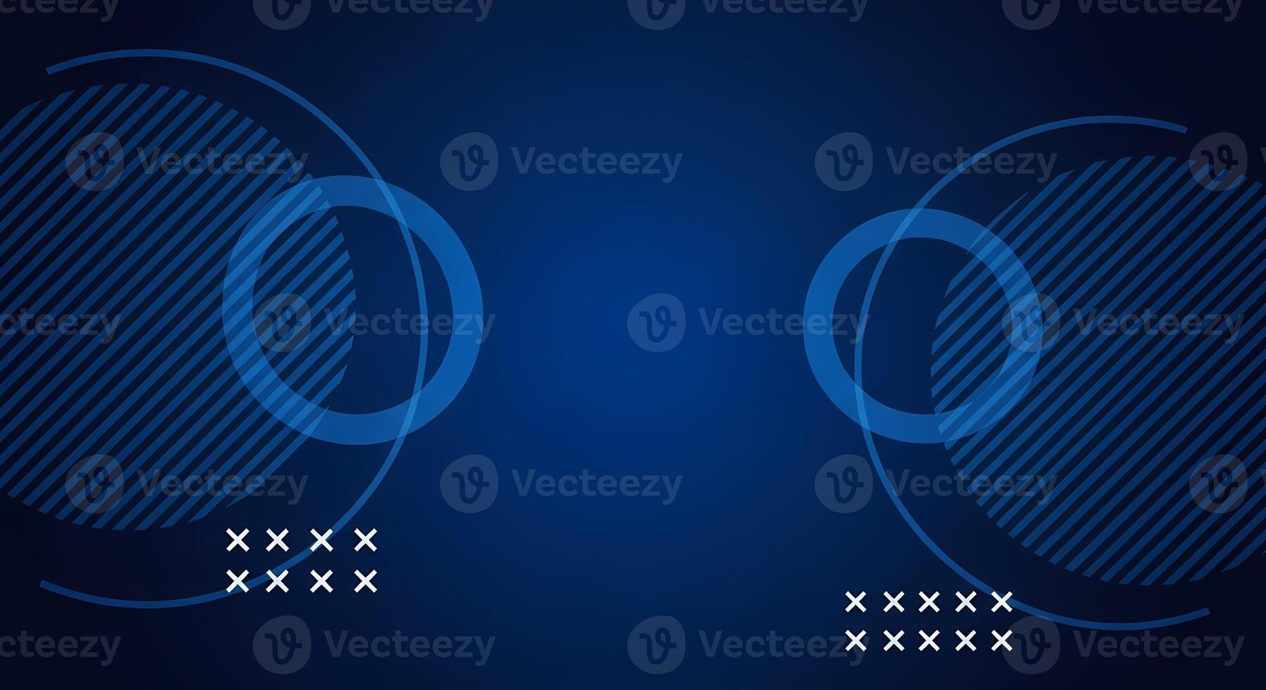 Modern Abstract Blue Background with Geometric Circles and Lines Digital Art for Tech Data and Corporate Design photo