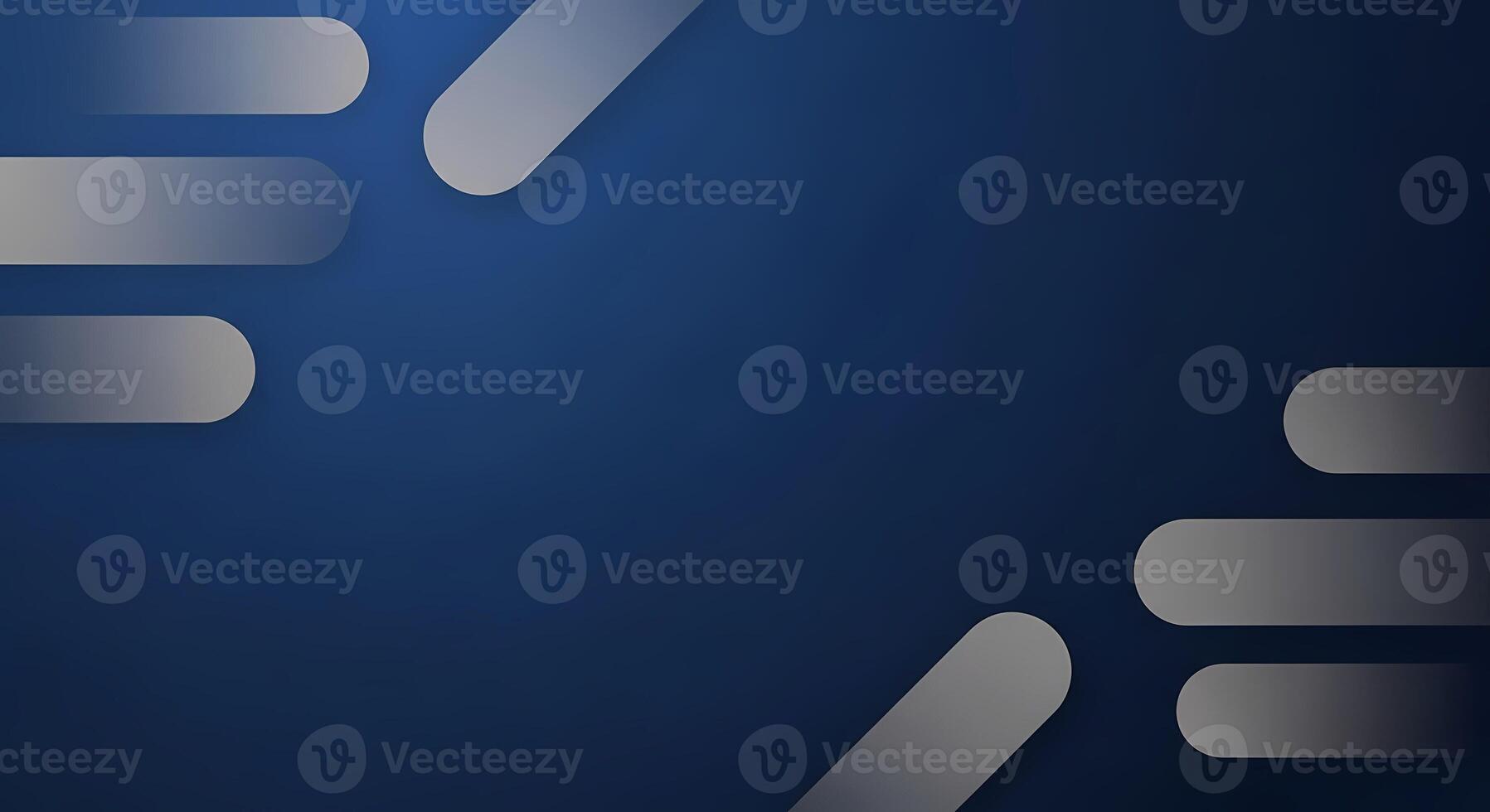 Modern Dark Blue Gradient Background with Abstract Rounded Rectangles for Tech and Business Concepts photo