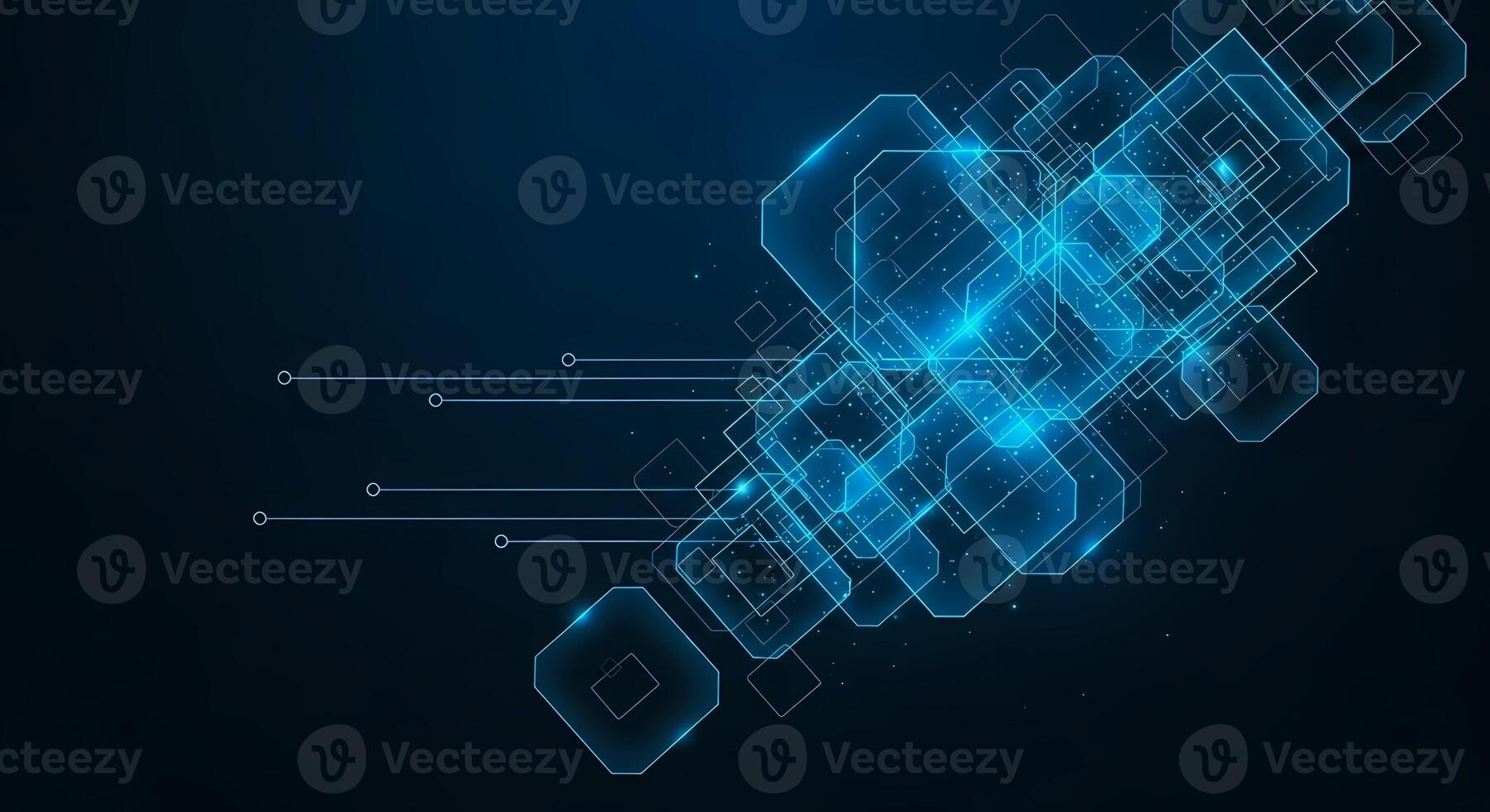 Abstract Cyber Security Data Network Connection Digital Technology Background photo