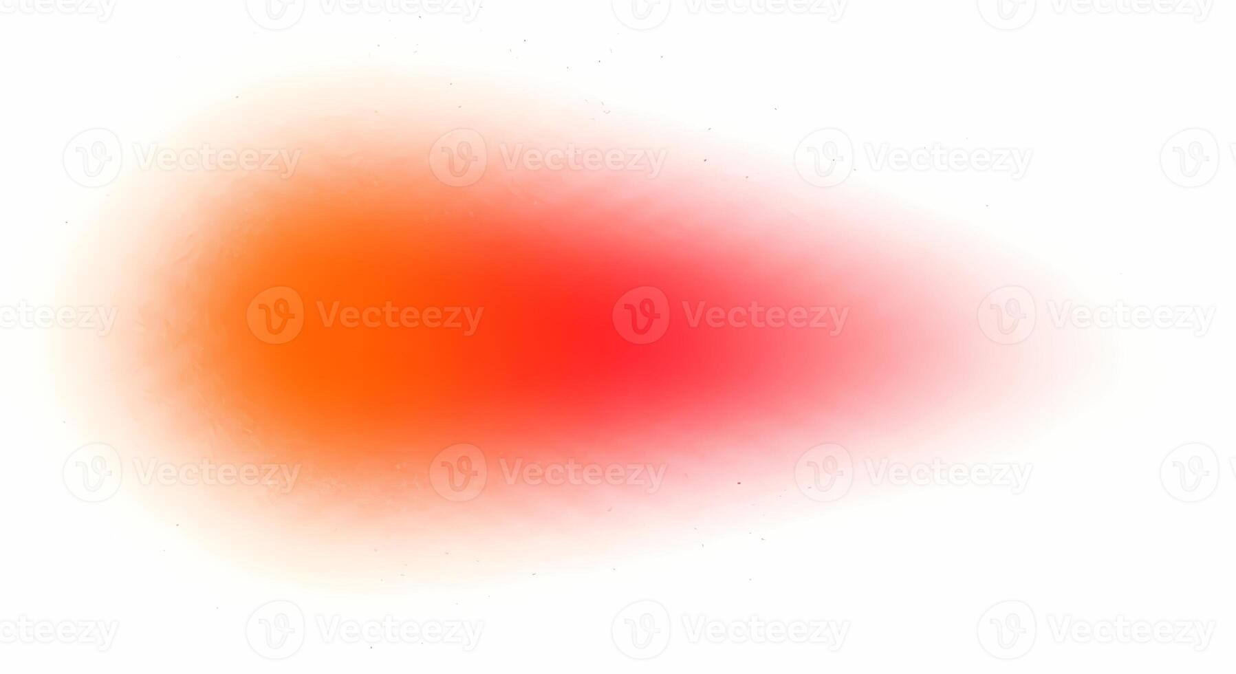 Abstract Red Orange Gradient Blob on White Background Dynamic Soft Focus Overlay Effect photo