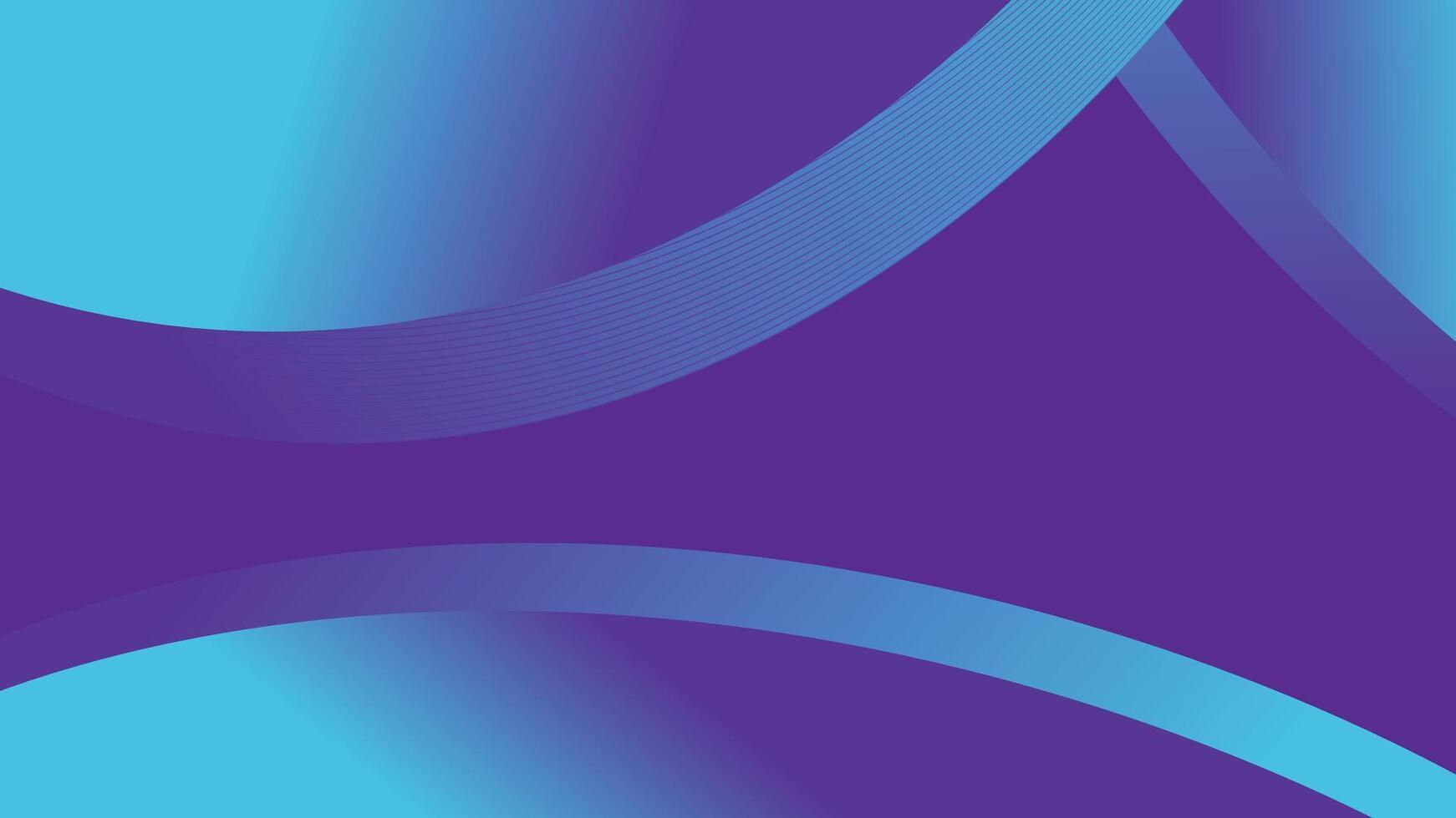 Modern abstract blue and purple gradient background featuring curved shapes and smooth flowing lines, perfect for presentations, web design, posters, and digital themes. vector