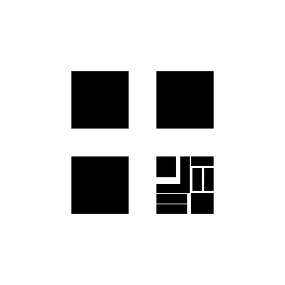 Clean QR Solid Symbol for Smart Code and Digital Access vector