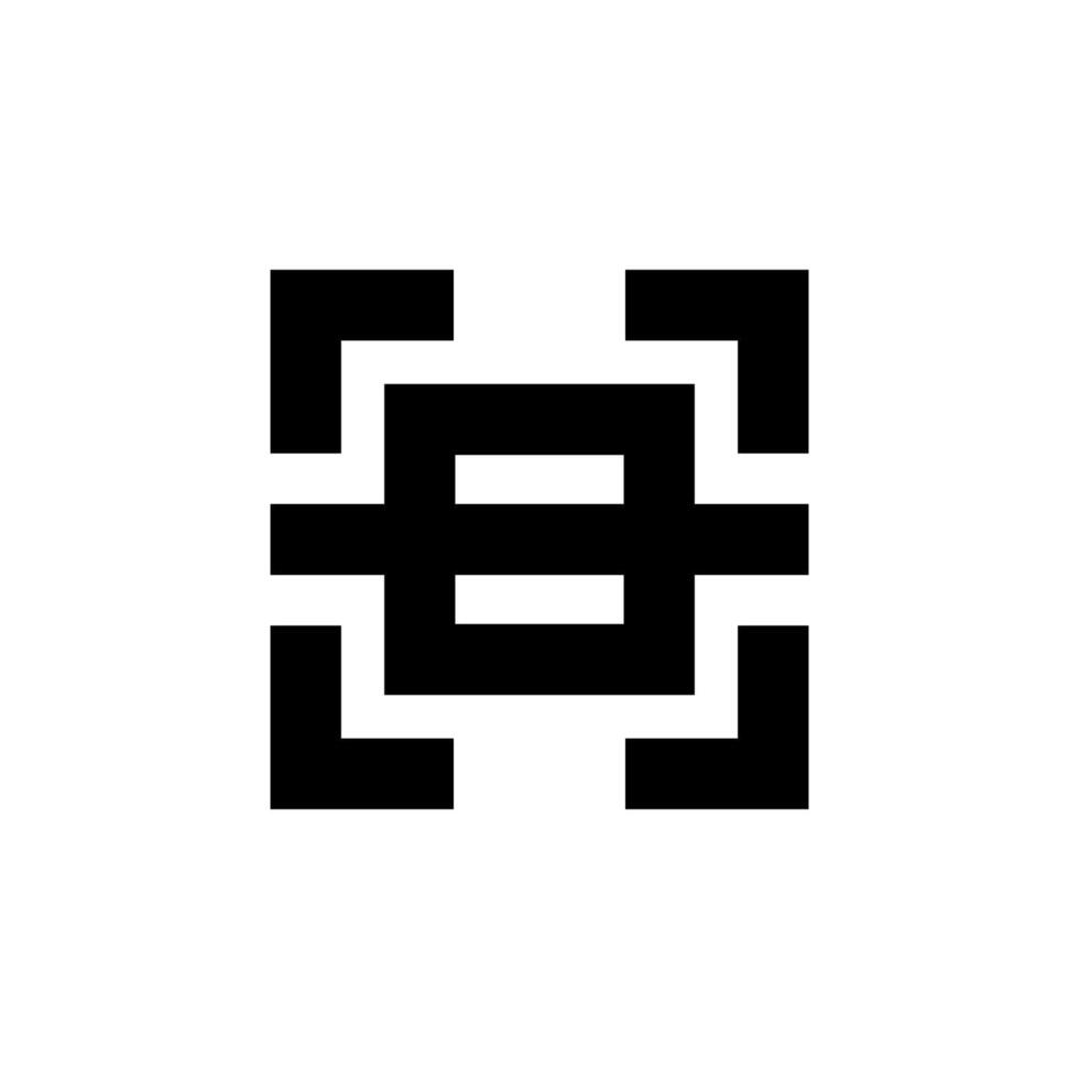 Professional Scan Solid Illustration for Mobile and Digital App UI vector