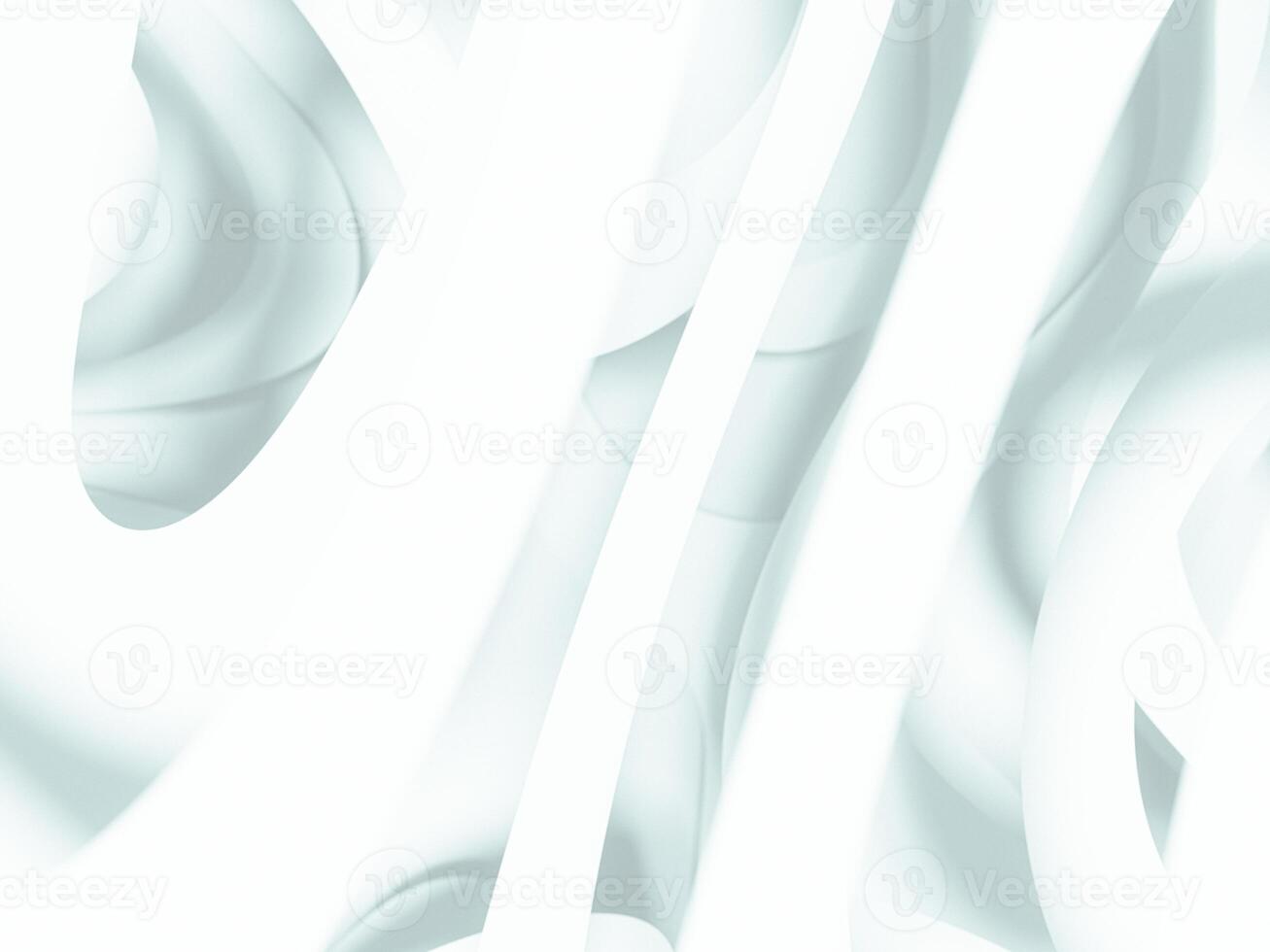 White abstract paper layers with curved lines and soft transitions, creating depth. photo