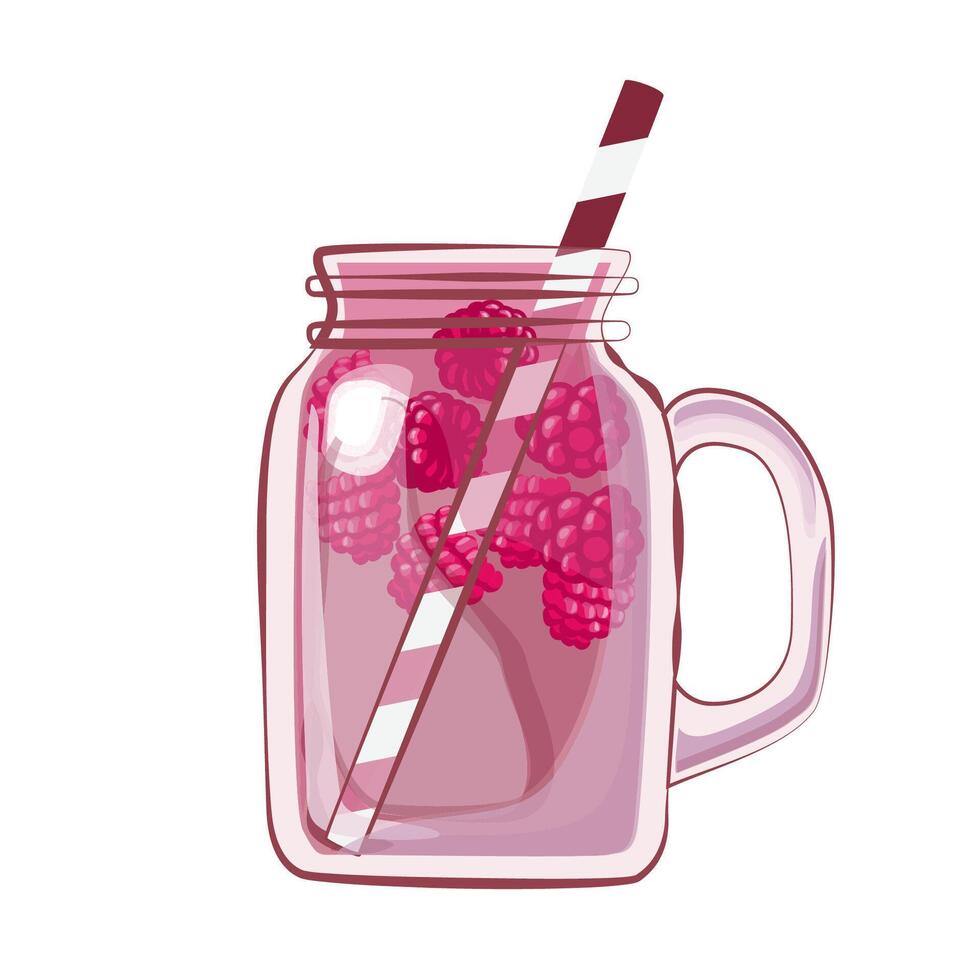 Fresh strawberry lemonade art in a minimalist style. Ideal for summer menus, beverage packaging, or cafe branding. Simple to customize, scale, and adapt to any color scheme. vector