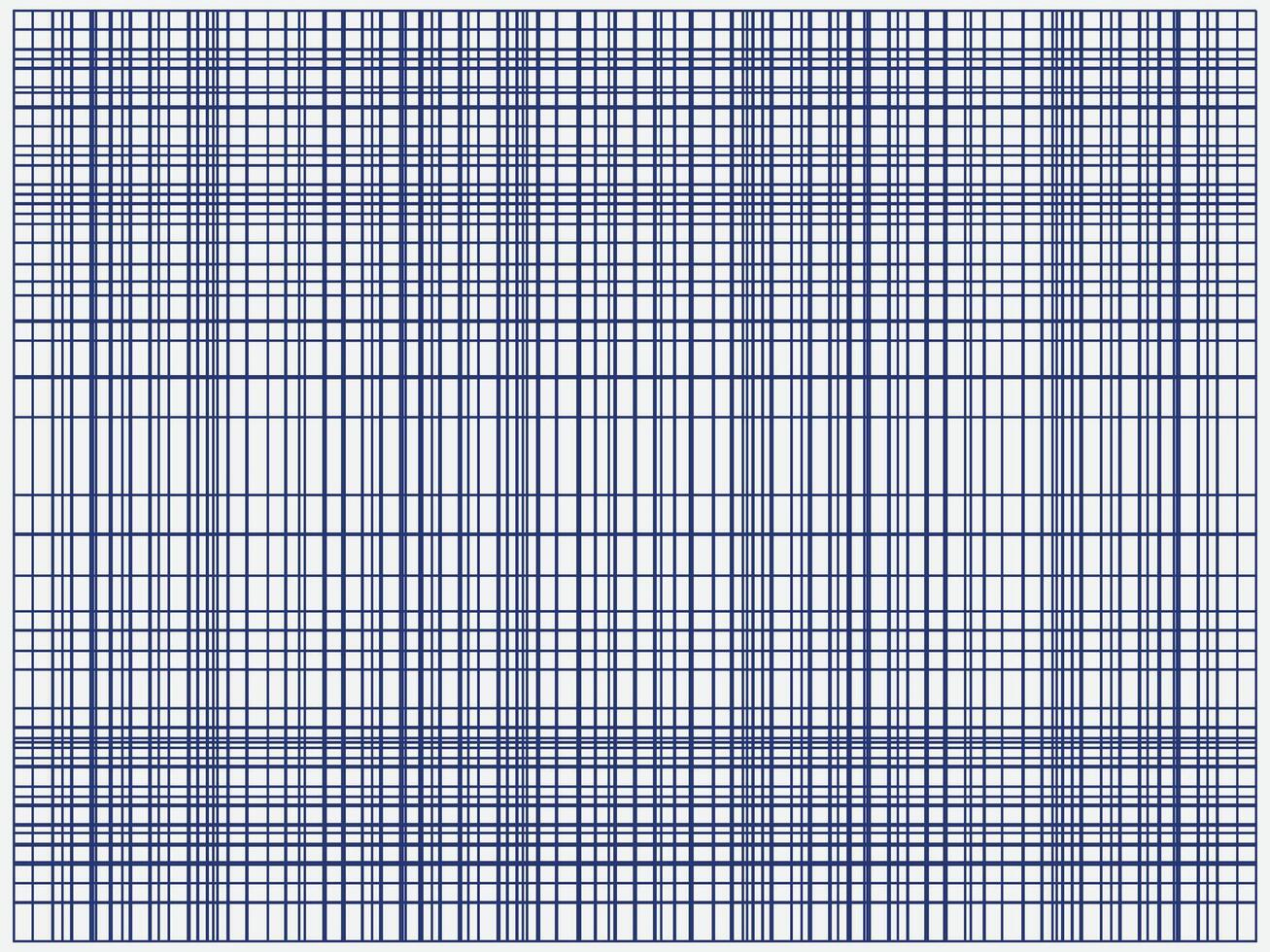 Blue and white plaid pattern featuring intersecting lines in a classic check design. vector