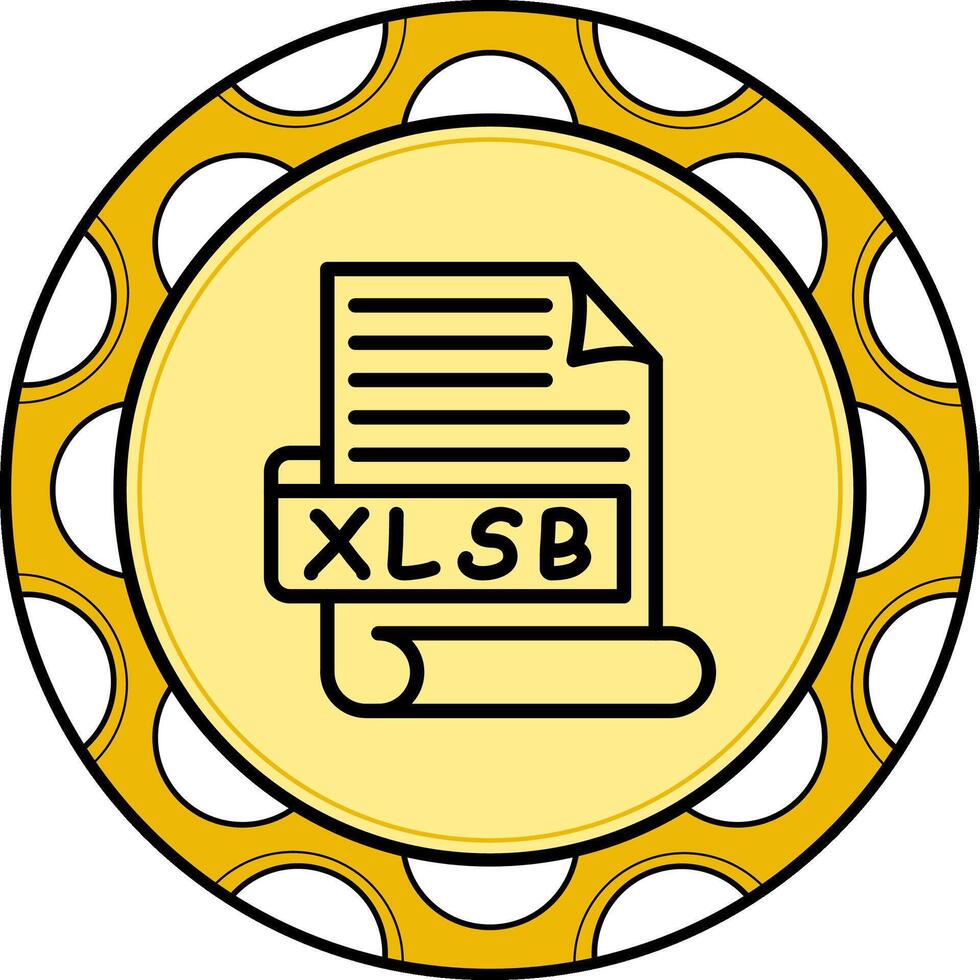 XLSB Elegant Digital Design Object vector