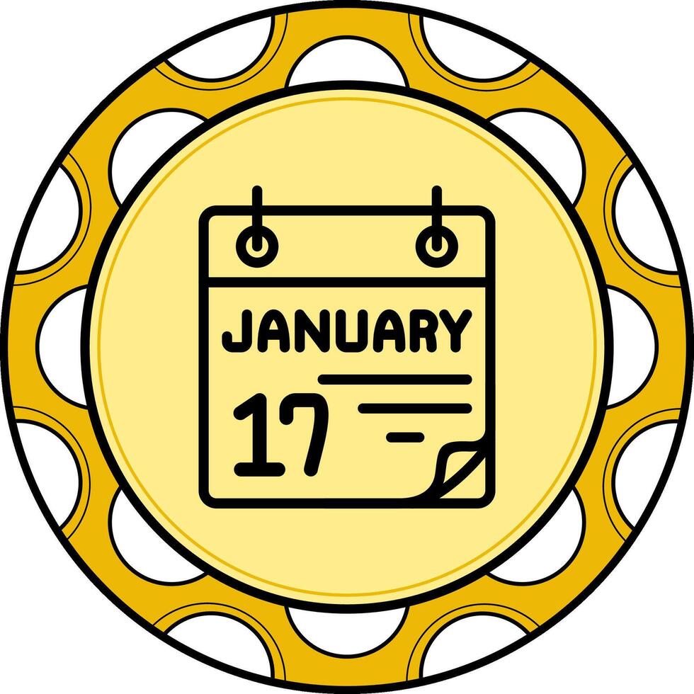 17 January Modern UI Graphic Feature vector
