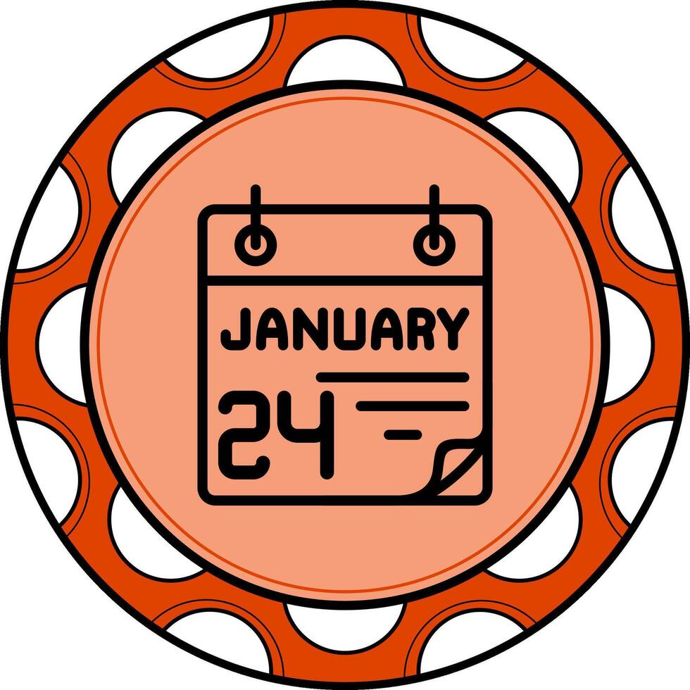 24 January Custom UI Art Layout vector