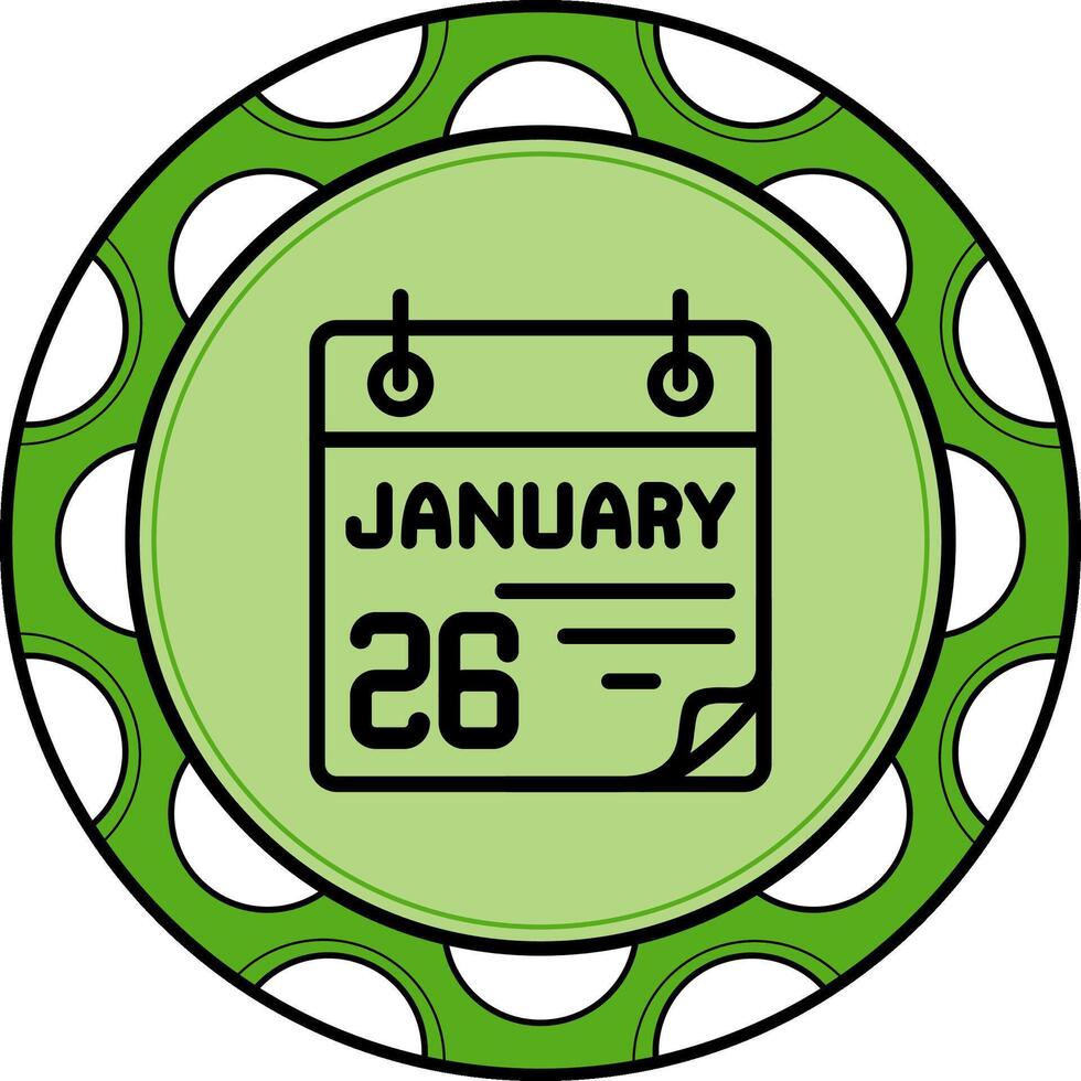 26 January Custom UI Art Layout vector