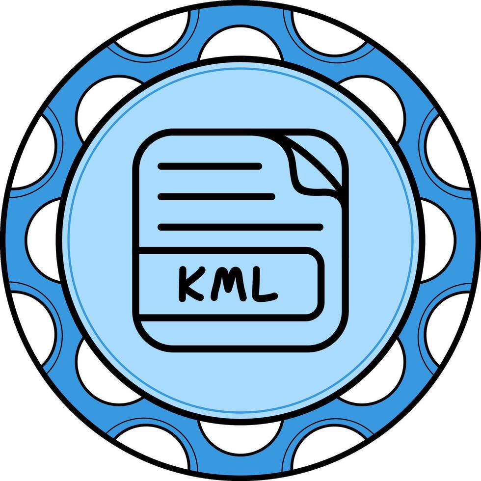 KML File Refined UI Graphic Symbol vector