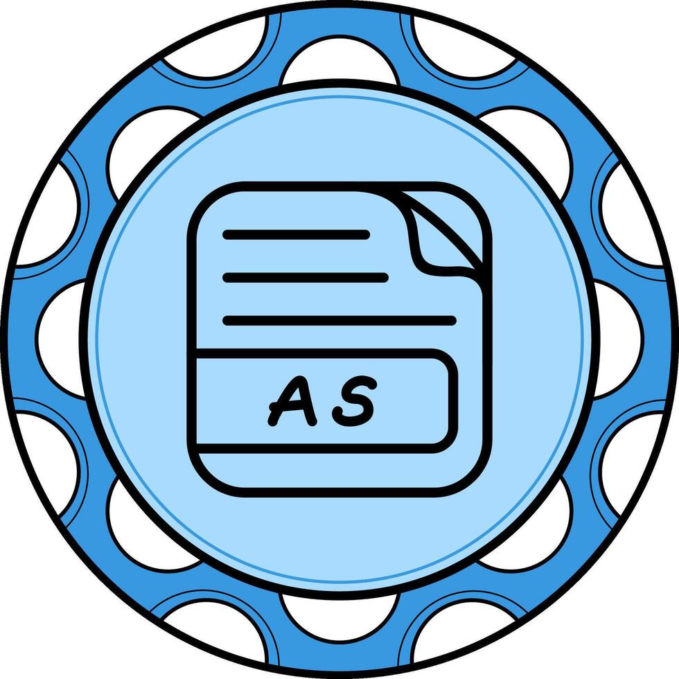 AS File Dynamic UI Design Object vector