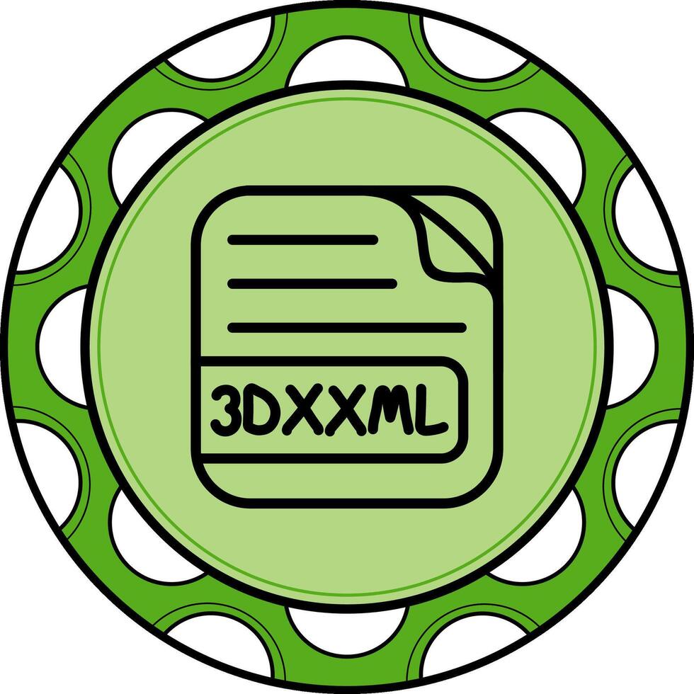 3DXXML File High Quality Creative Element vector