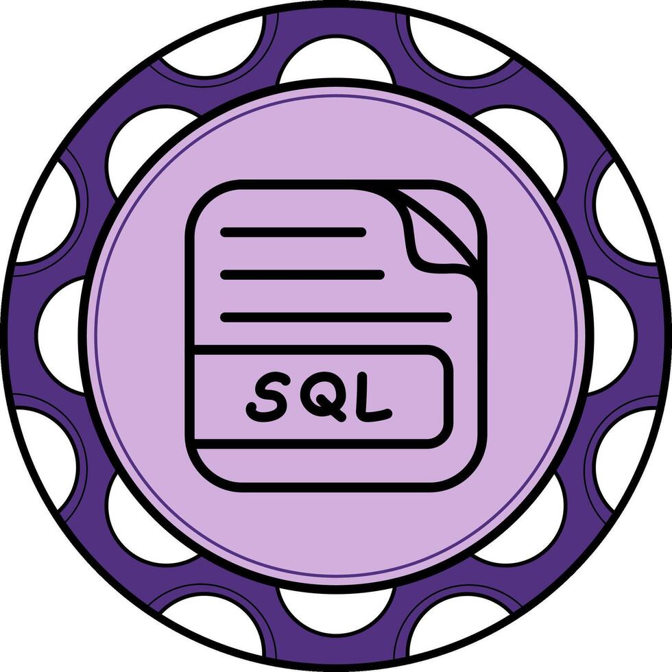 sql archivo limpiar diseño objeto vector
