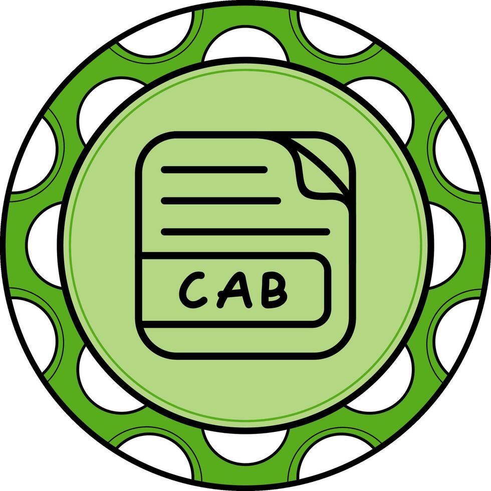 CAB File Sophisticated Branding Art Layout vector